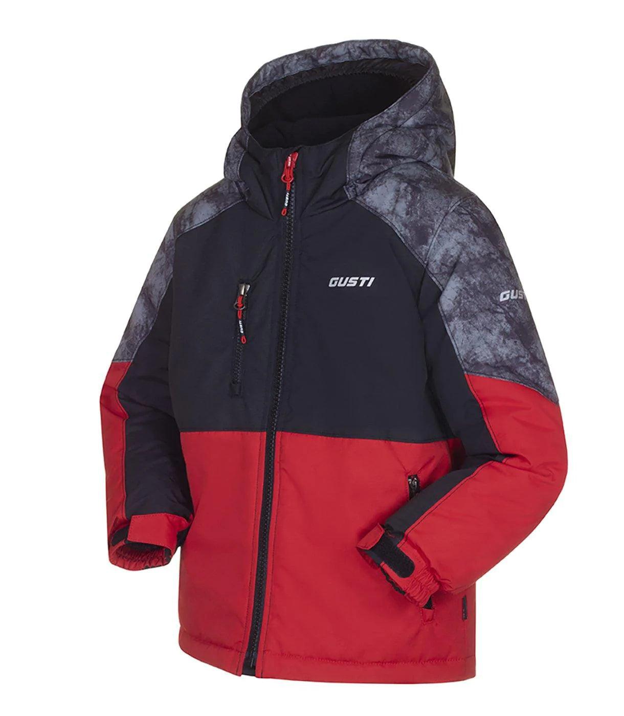 Gusti Lambert Winter Snowsuit for Kids - Warm & Waterproof Red Snow Suit for Boys & Girls - Perfect for Skiing, Snowboarding & Outdoor Winter Play
