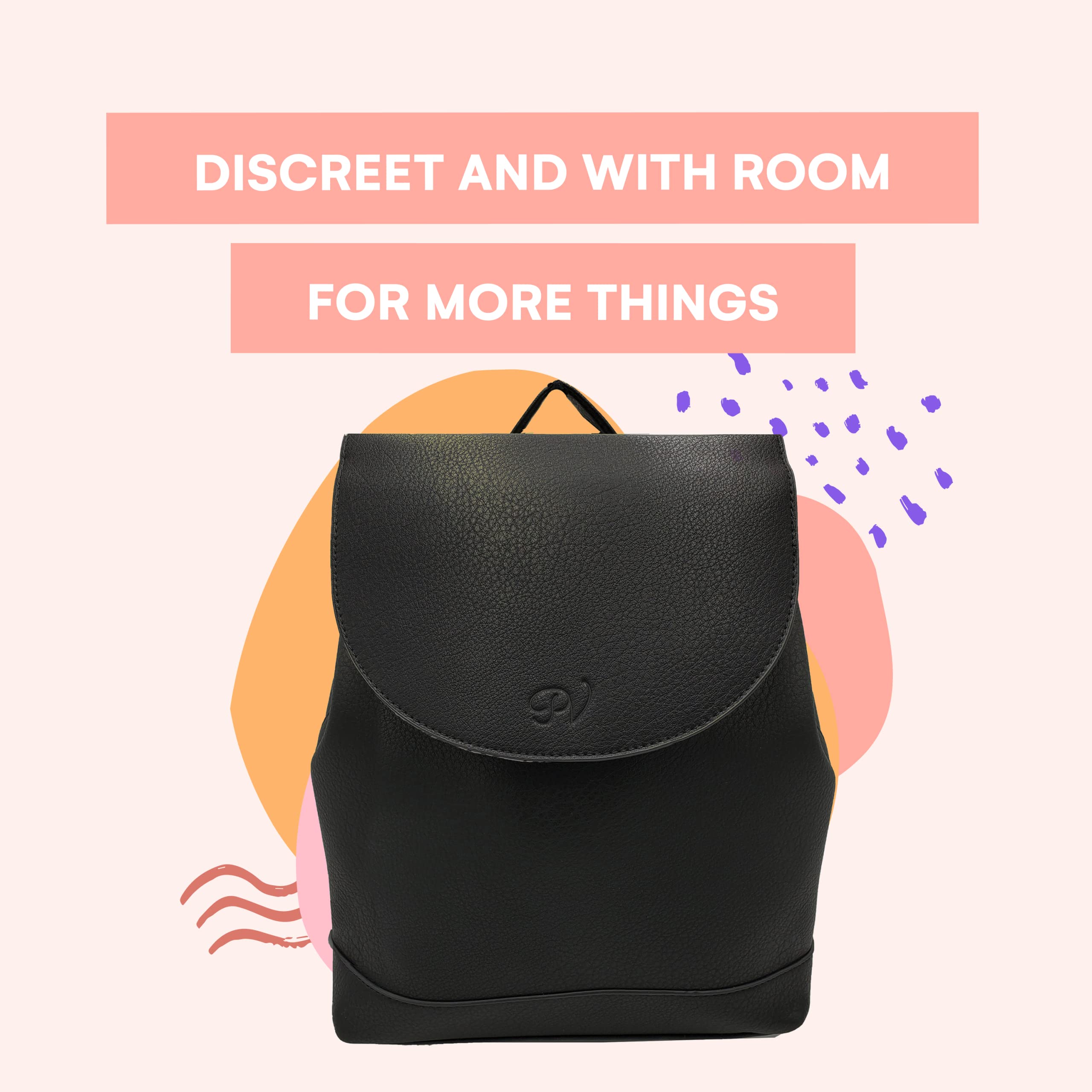 PortoVino Tokyo Insulated Wine Backpack - Stylish Hidden Spout Design Holds 2 Bottles, Perfect for Travel, Concerts & Bachelorette Parties | Great Wine Gift for Women & Wine Lovers | Use for Picnics, Hiking & Outdoor Adventures