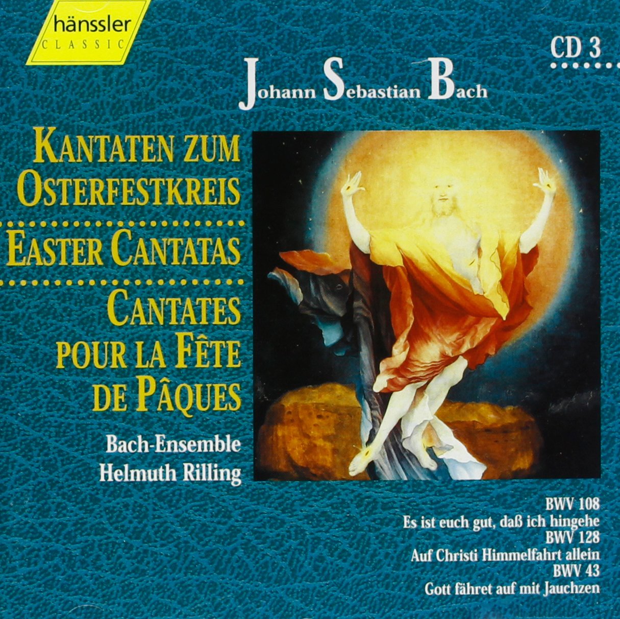 Bach Easter Cantatas by Rilling - Sacred Choral Music for Holy Week & Easter Celebrations - Perfect for Church Services, Concerts & Classical Music Lovers