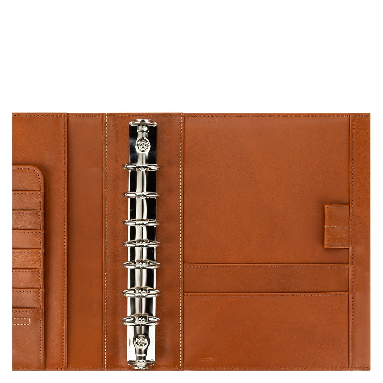 FranklinCovey Ryder Leather Open Binder - Classic Tan Executive Organizer | Premium Leather Planner for Business Professionals, Office Meetings & Daily Productivity