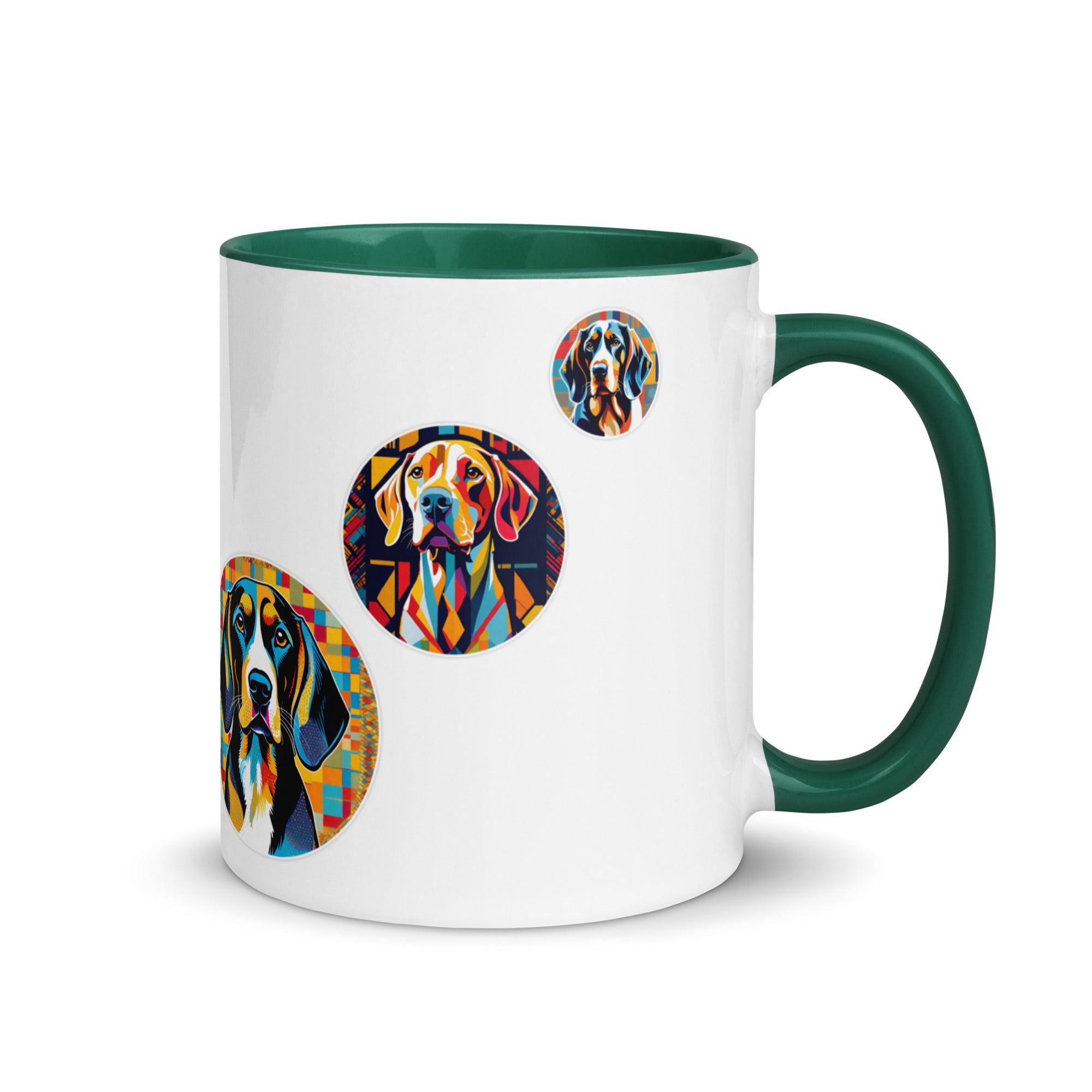 Color Changing Mug with Hound Design - Hot & Cold Reactive Ceramic Coffee Cup for Home, Office, or Gift Use