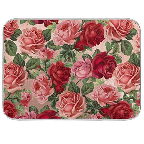Pink Red Roses Floral