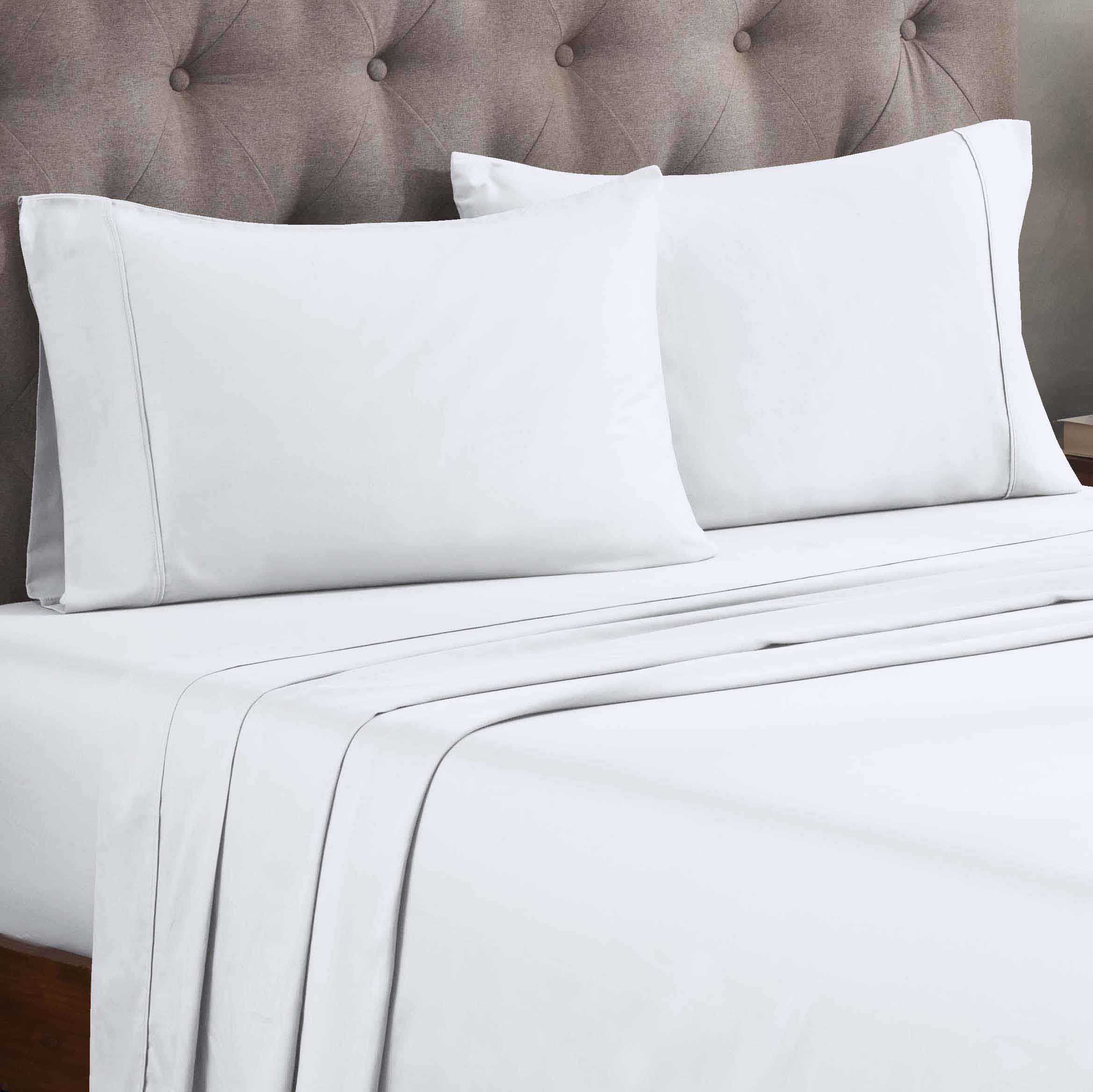 Premium 300 Thread Count Egyptian Cotton Bed Sheet Set - Soft, Breathable & Durable for Ultimate Comfort - Perfect for Luxury Bedrooms & Hotels