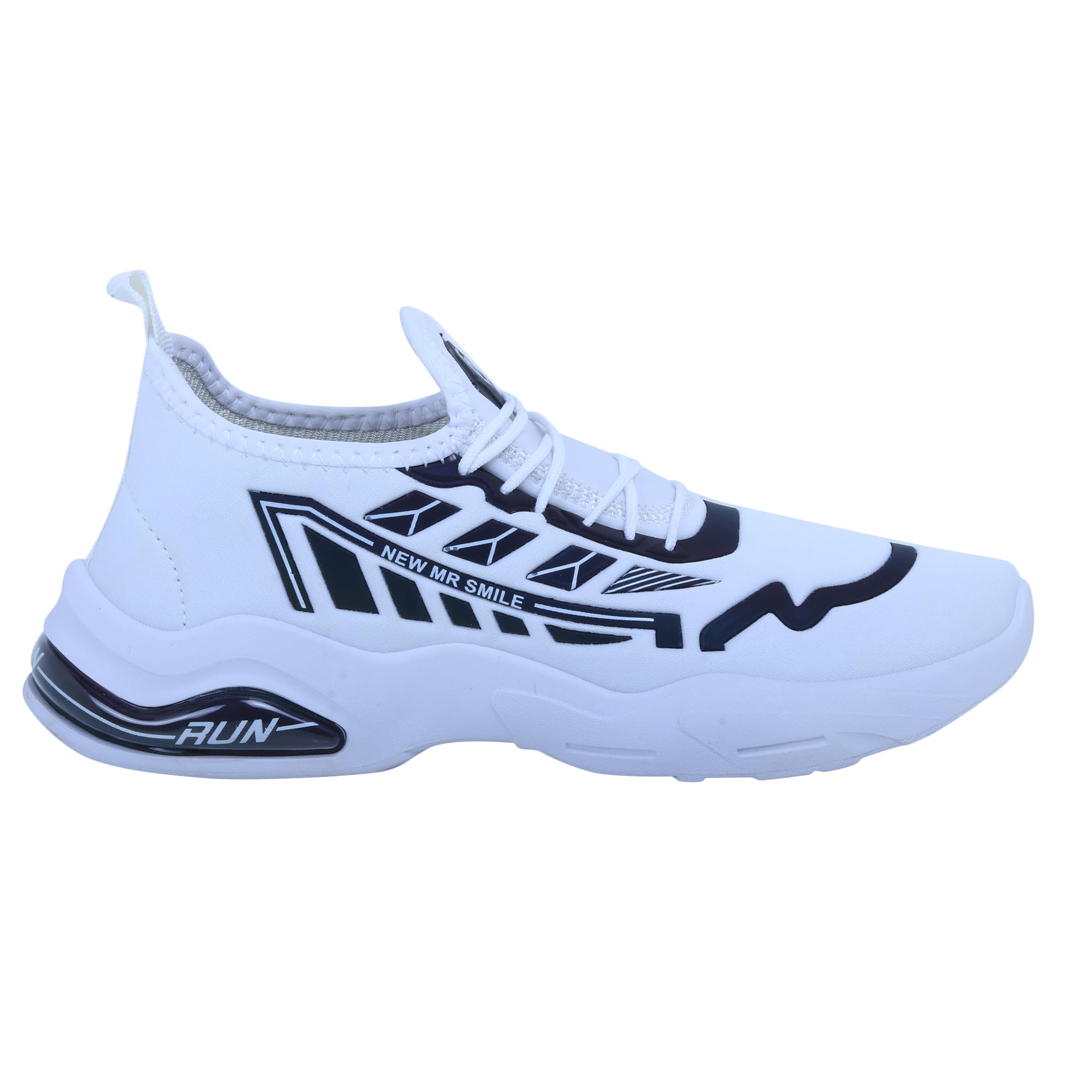 SHOELAMB Men's Reflective Running Shoes - Lightweight Athletic Sneakers for Jogging, Walking & Night Workouts - Breathable Mesh Sports Shoes for Men