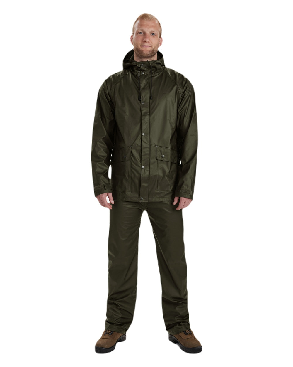 Deerhunter Hurricane Waterproof Rain Jacket for Men & Women - Lightweight Windbreaker Outdoor Coat for Hiking, Camping & Travel