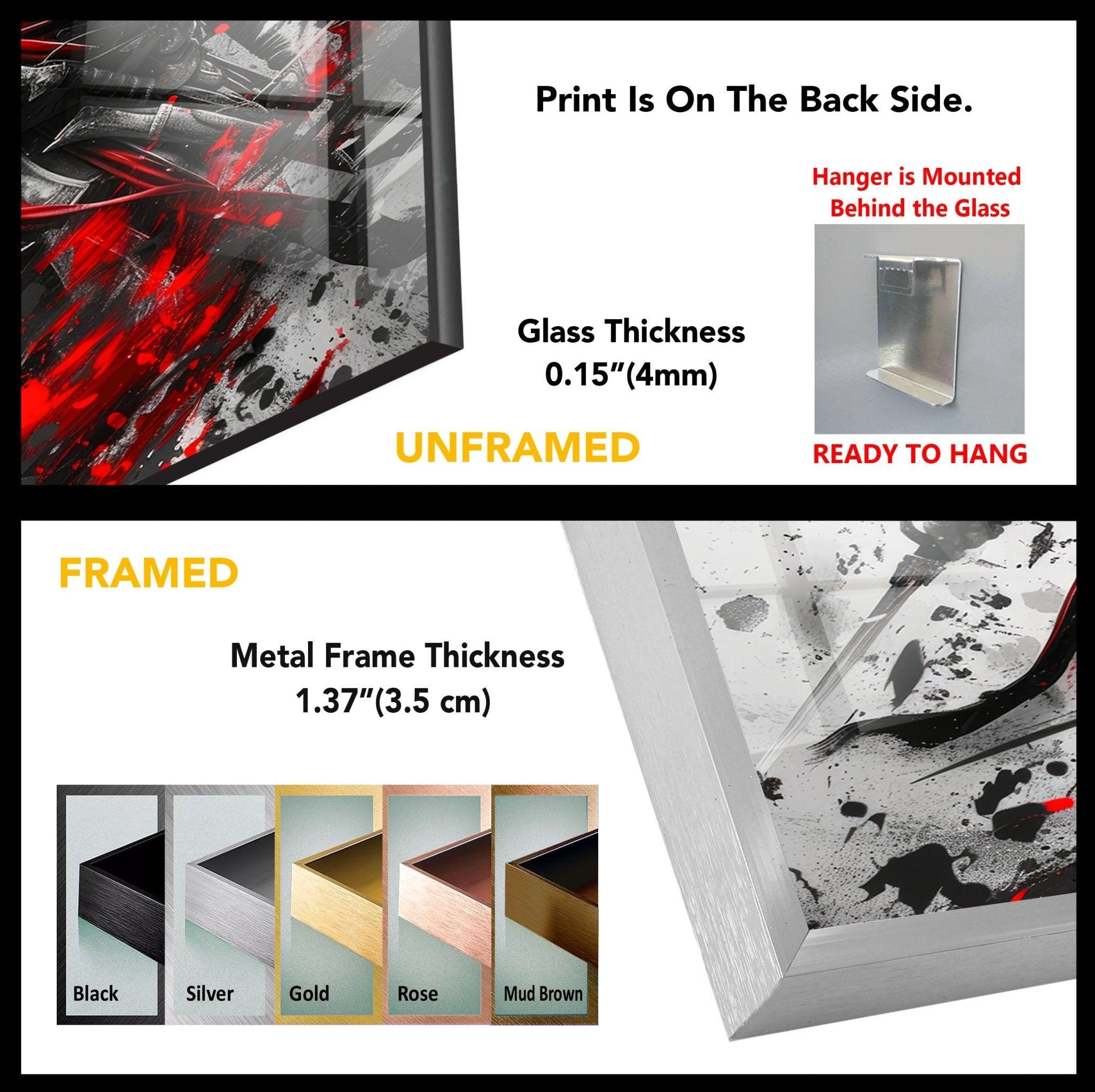 Assassin's Creed Glass Wall Art Decor - Premium Video Game Themed Stained Glass for Home & Office - Perfect for Gamer Gifts, Man Cave, and Gaming Room Decor