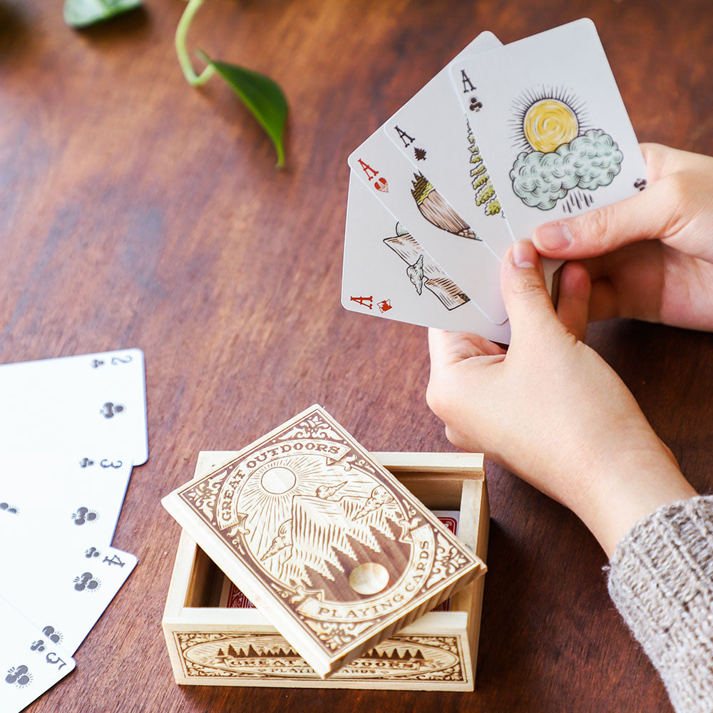 Premium Waterproof Playing Cards for Outdoor Camping, Hiking & Travel - Durable Deck for All-Weather Fun