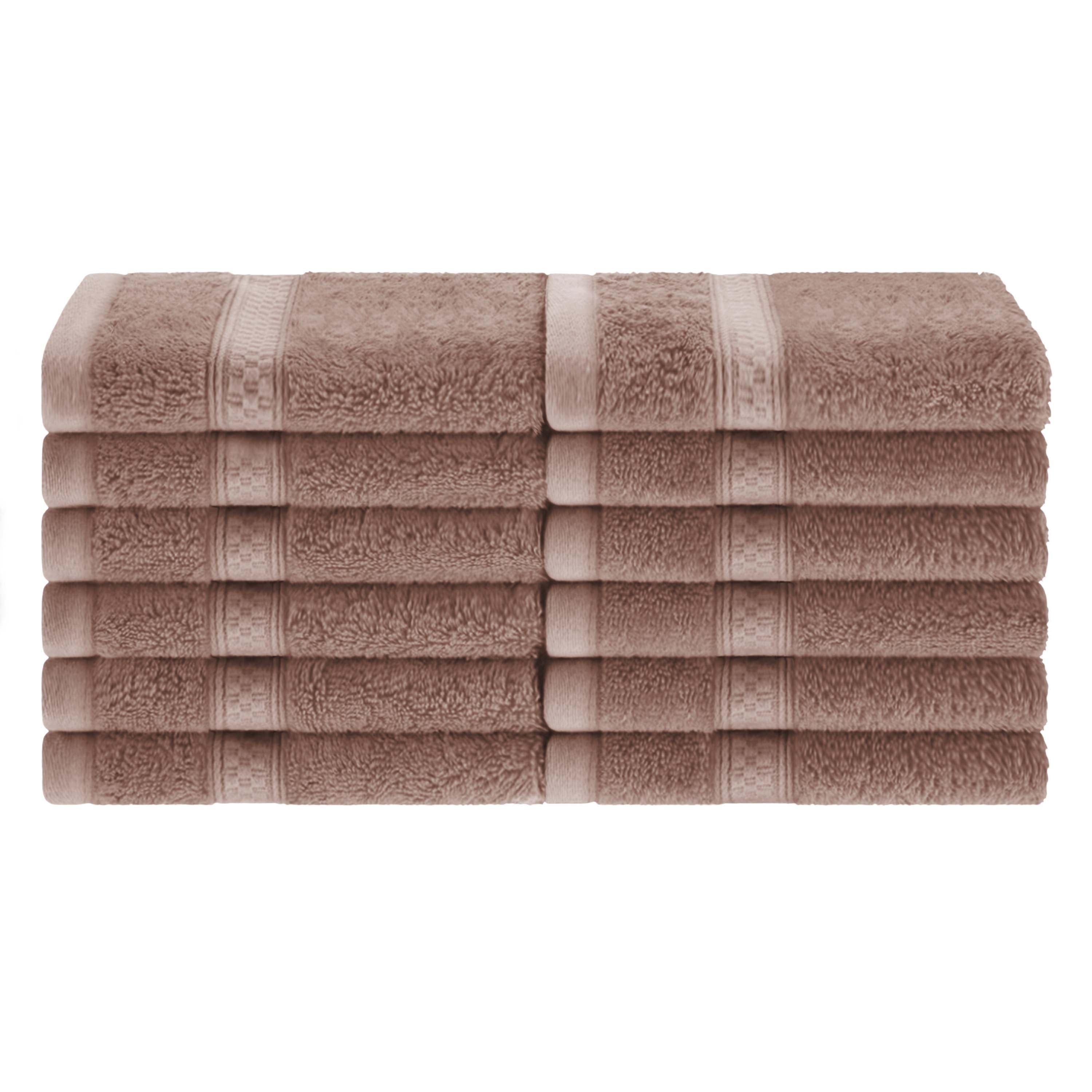 12-Piece Bamboo Rayon Blend Soft Face Towels - Eco-Friendly & Hypoallergenic for Daily Skincare & Makeup Removal