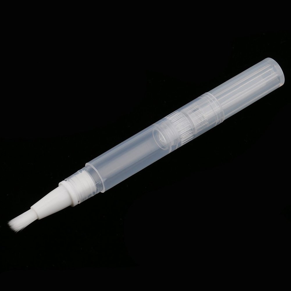 5Pcs Empty Transparent Twist Pen - Refillable Cosmetic Container for Lip Gloss, Eyelash Serum, Teeth Whitening Liquid | Travel-Friendly Makeup Brush Tube with Secure Twist Cap | Perfect for DIY Beauty, Salon Use & On-the-Go Touch Ups