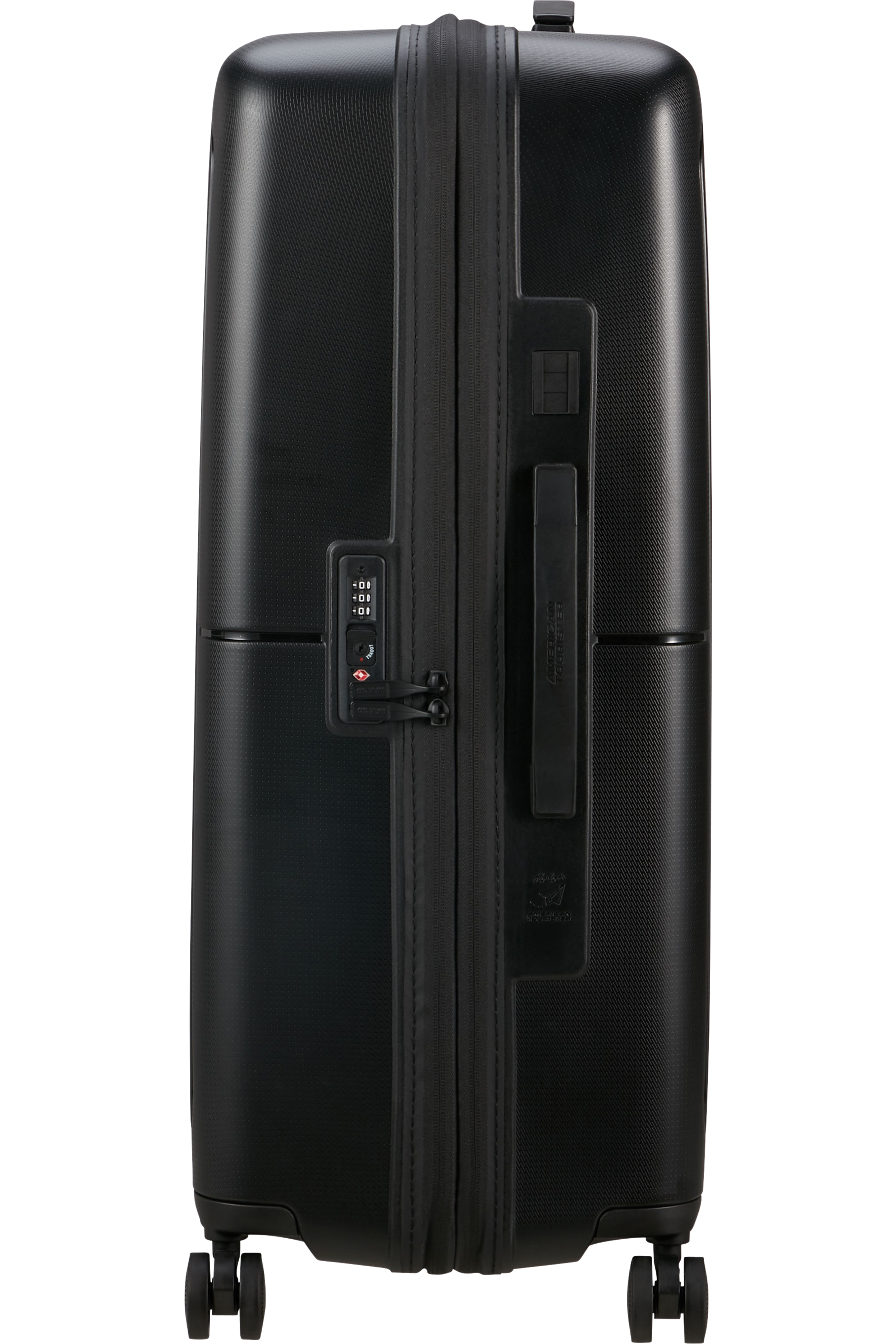 American Tourister Dashpop 77cm Large Spinner Suitcase - Black | Lightweight Durable Luggage for Travel, Business & Vacation | Perfect for Airports, Road Trips & Family Getaways