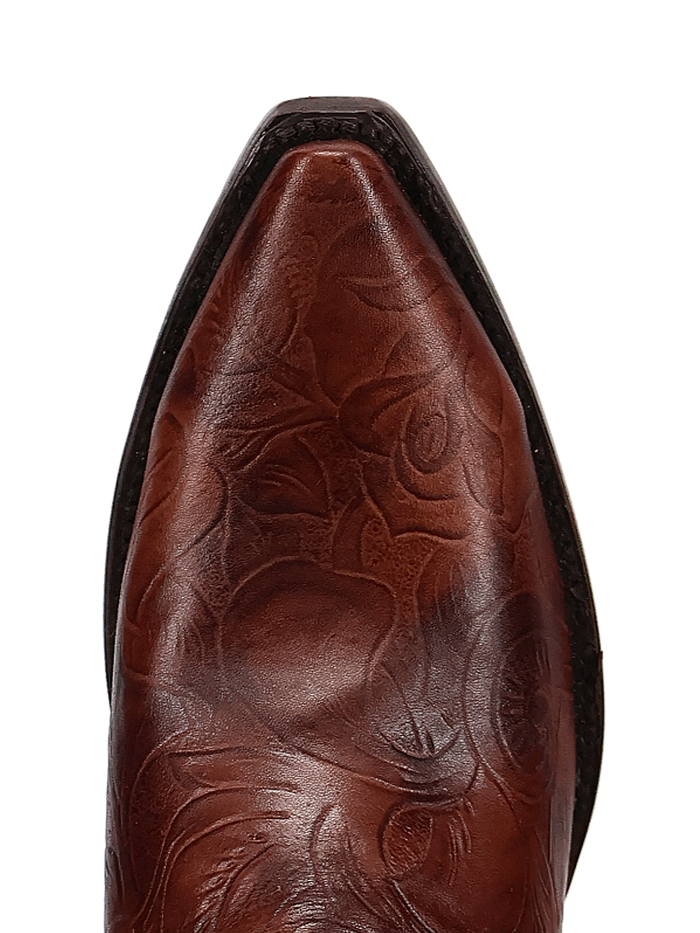 Dan Post DP80516 Men's Brown Rodeo Hair-On Leather Cowboy Boots - Perfect for Western Rides, Country Events & Casual Wear