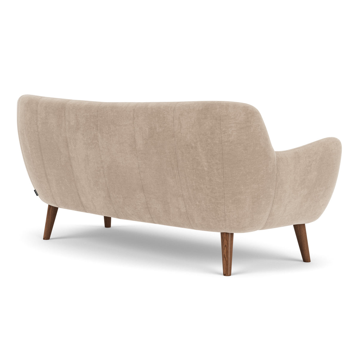 Herman Fabric 3-Seater Sofa - Modern Living Room Couch for Small Spaces, Comfortable Sectional Sofa for Apartment, Dorm & Home Decor | Perfect for Relaxing, Entertaining & Family Gatherings