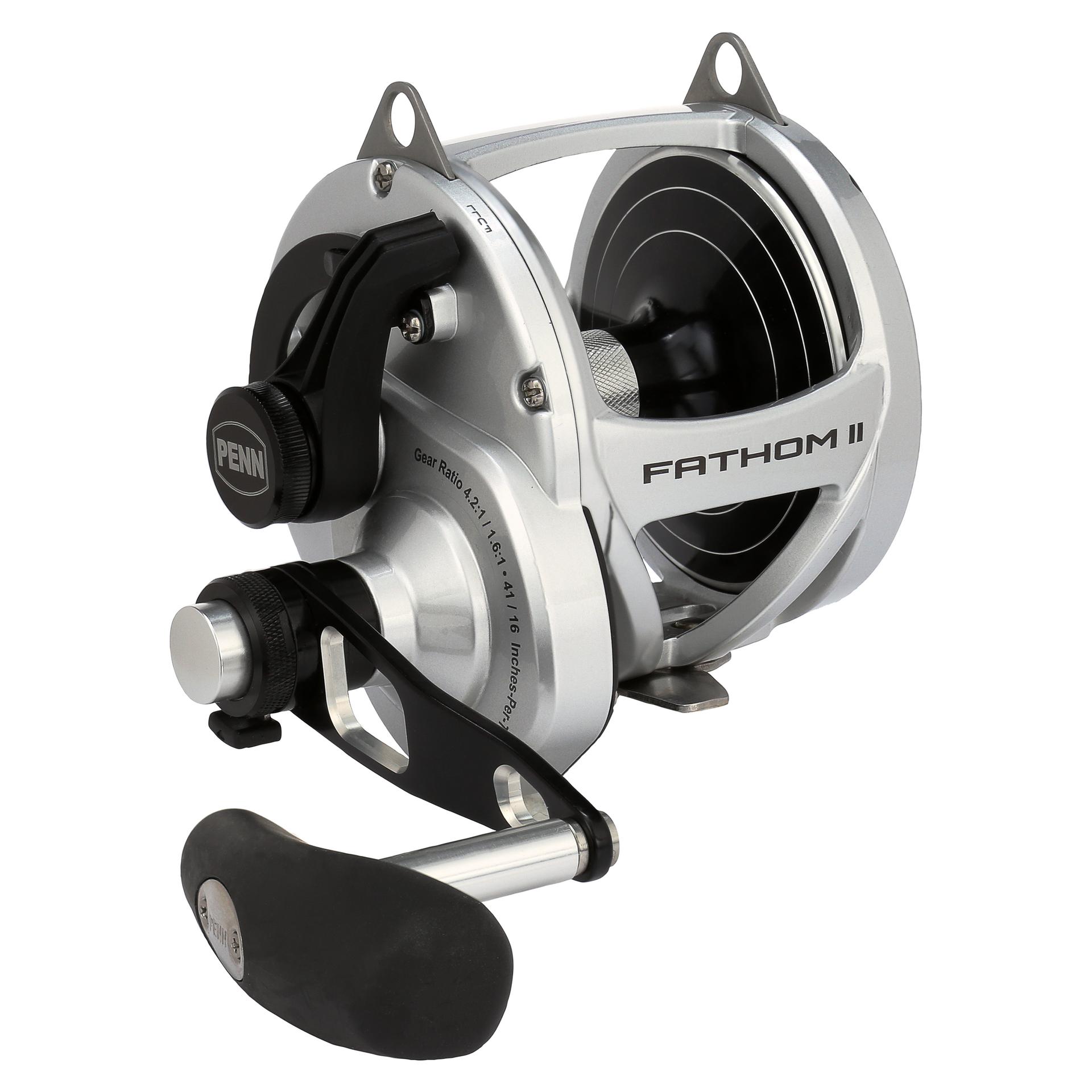 PENN Fathom™ II Lever Drag 2-Speed Conventional Fishing Reel - Saltwater & Offshore Angling, Big Game Fishing Gear for Tuna, Marlin, and Deep Sea Fishing