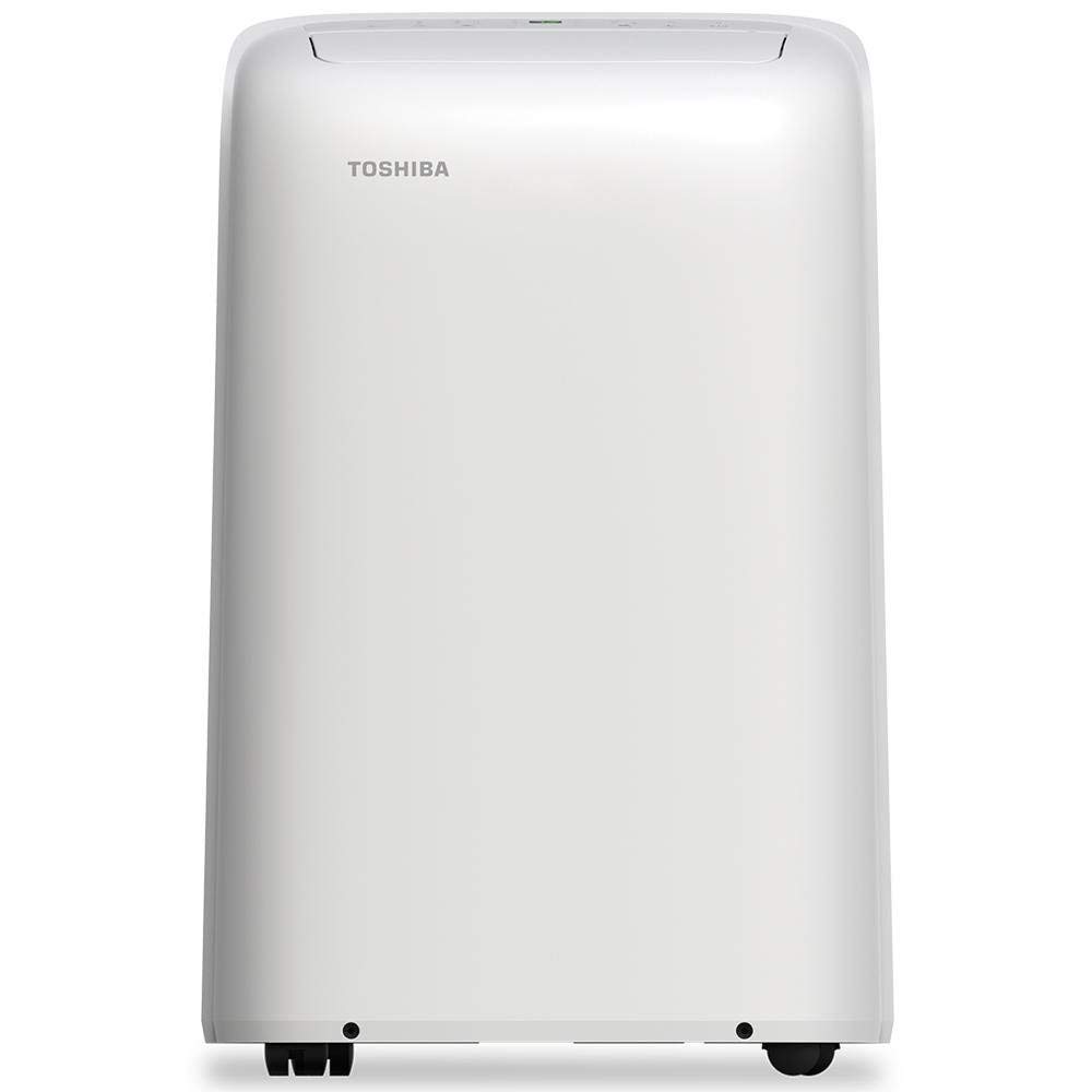 Toshiba 12000 BTU (8000 BTU DOE) 115V Portable Air Conditioner with Dehumidifier & Remote Control - RAC-PD1211CRU (Renewed) - Perfect for Bedroom, Living Room & Office Cooling