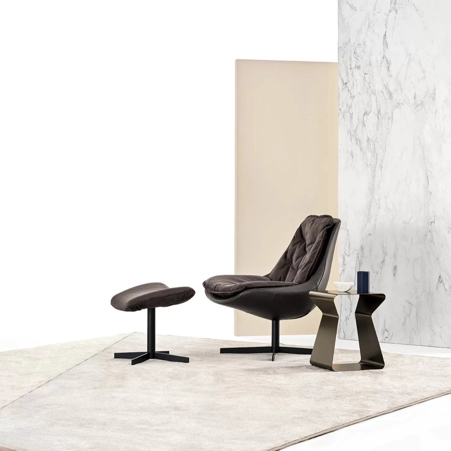 Modern Daya Lounge Chair Set - Comfortable Patio Furniture for Outdoor Relaxation, Garden, Poolside, and Backyard Use