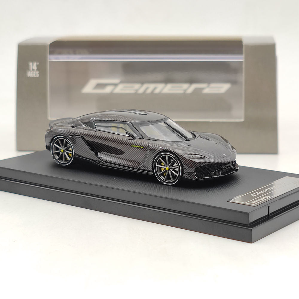 1:64 Koenigsegg Gemera Hybrid Supercar Diecast Model - Carbon Fiber Double Door, High-End Simulation Collectible Toy - Perfect for Car Enthusiasts & Gift Giving
