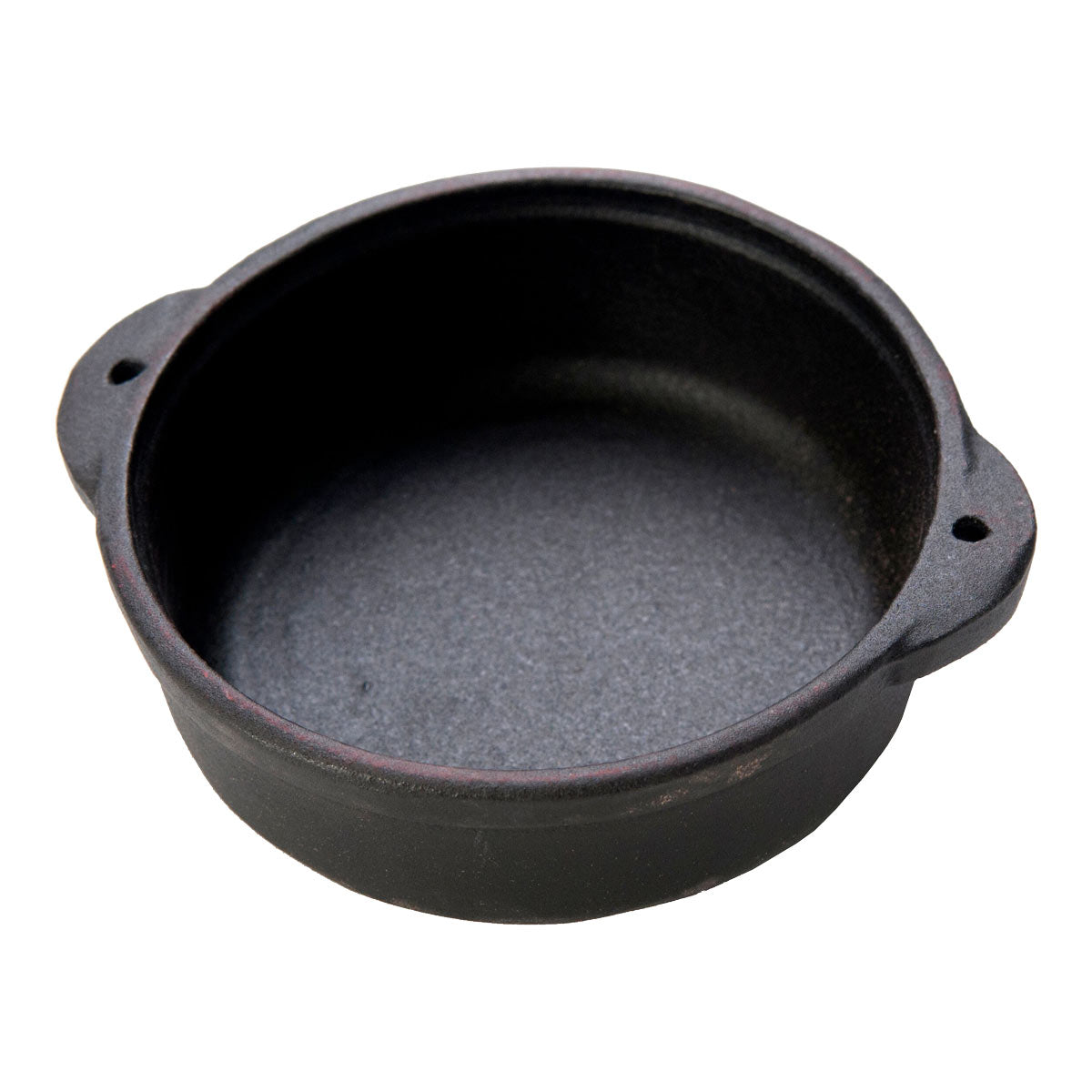 Arcata 080530 Cast Iron Round Hot Pot - 7.75 oz Black Japanese Nabe Pot for Shabu Shabu, Sukiyaki & Hot Pot Cooking - Perfect for Family Dinners & Asian Cuisine