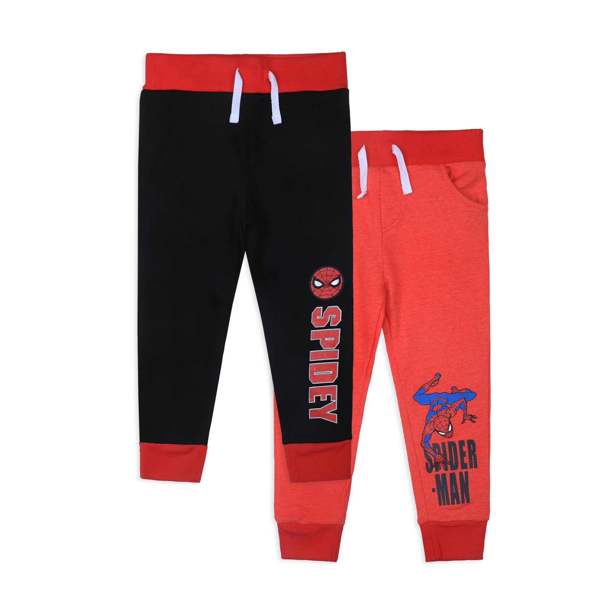 Marvel Spider-Man Boys 2-Pack Pajama Pants for Toddlers & Kids | Soft Cotton Sleepwear for Bedtime & Playtime | Superhero Costume & Lounge Wear