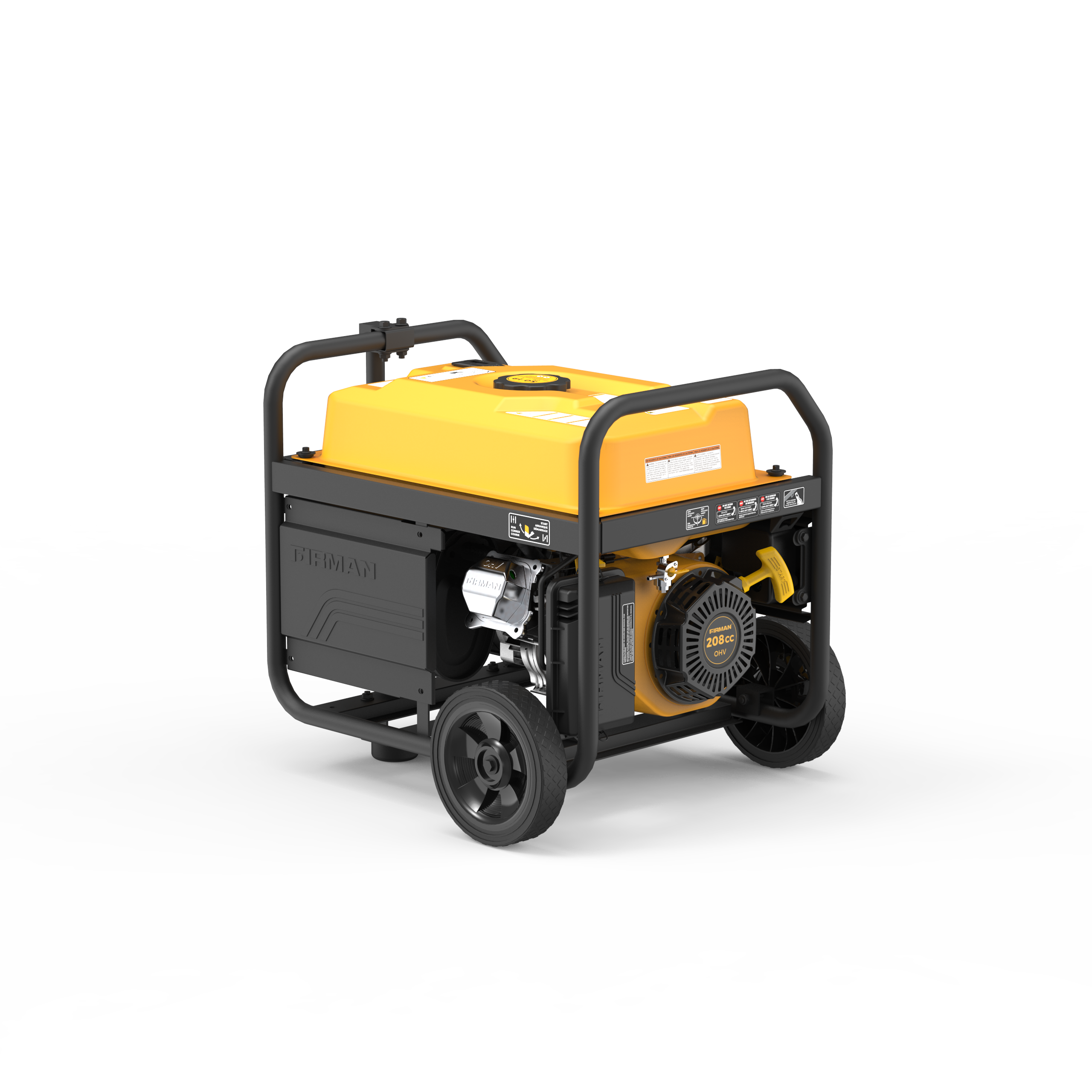 4550W/3650W Remote Start Gas Powered Portable Generator - cETL Certified with Wheel Kit for Home Backup, Camping & Outdoor Power Supply