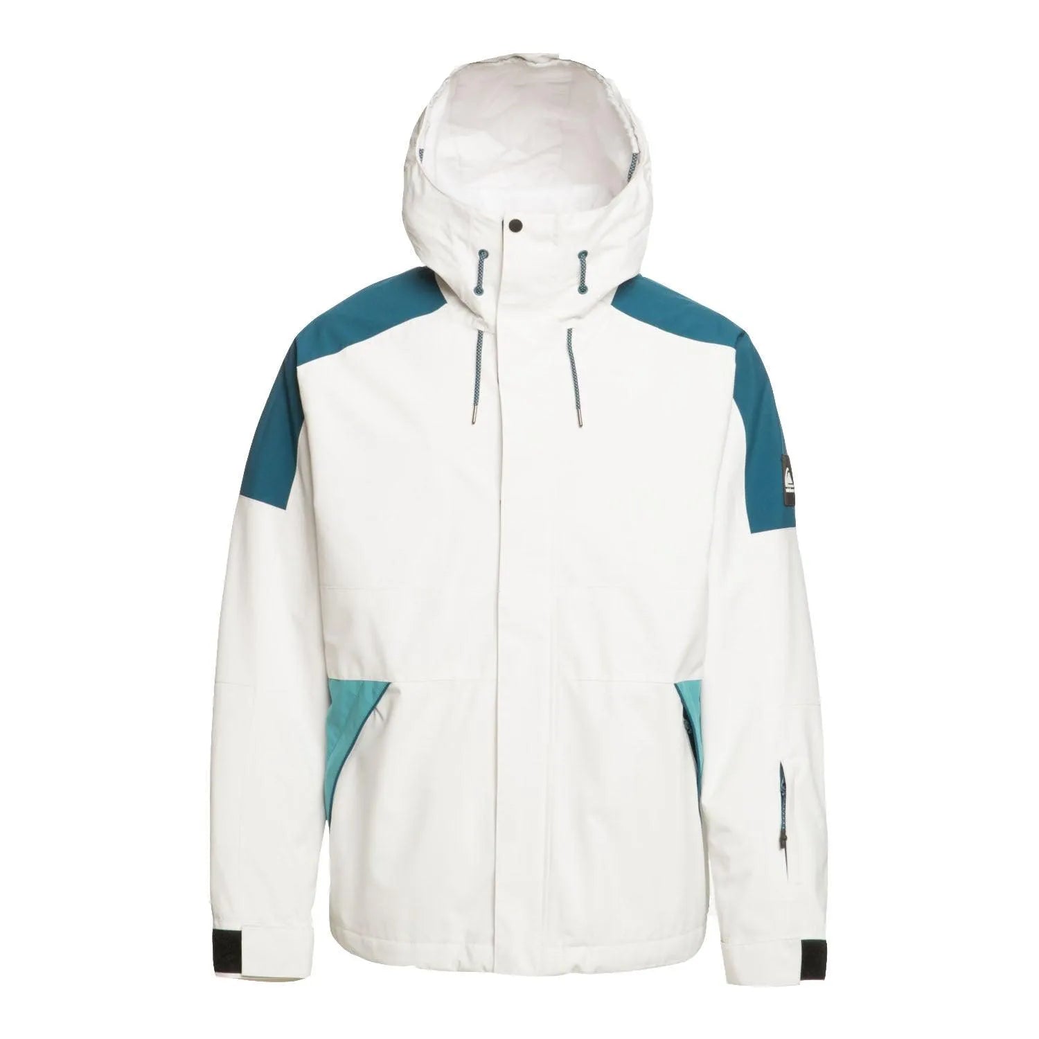 Quiksilver Snow Radicalo Blue & White Snowboard Jacket – Waterproof & Insulated for Winter Sports & Outdoor Adventures