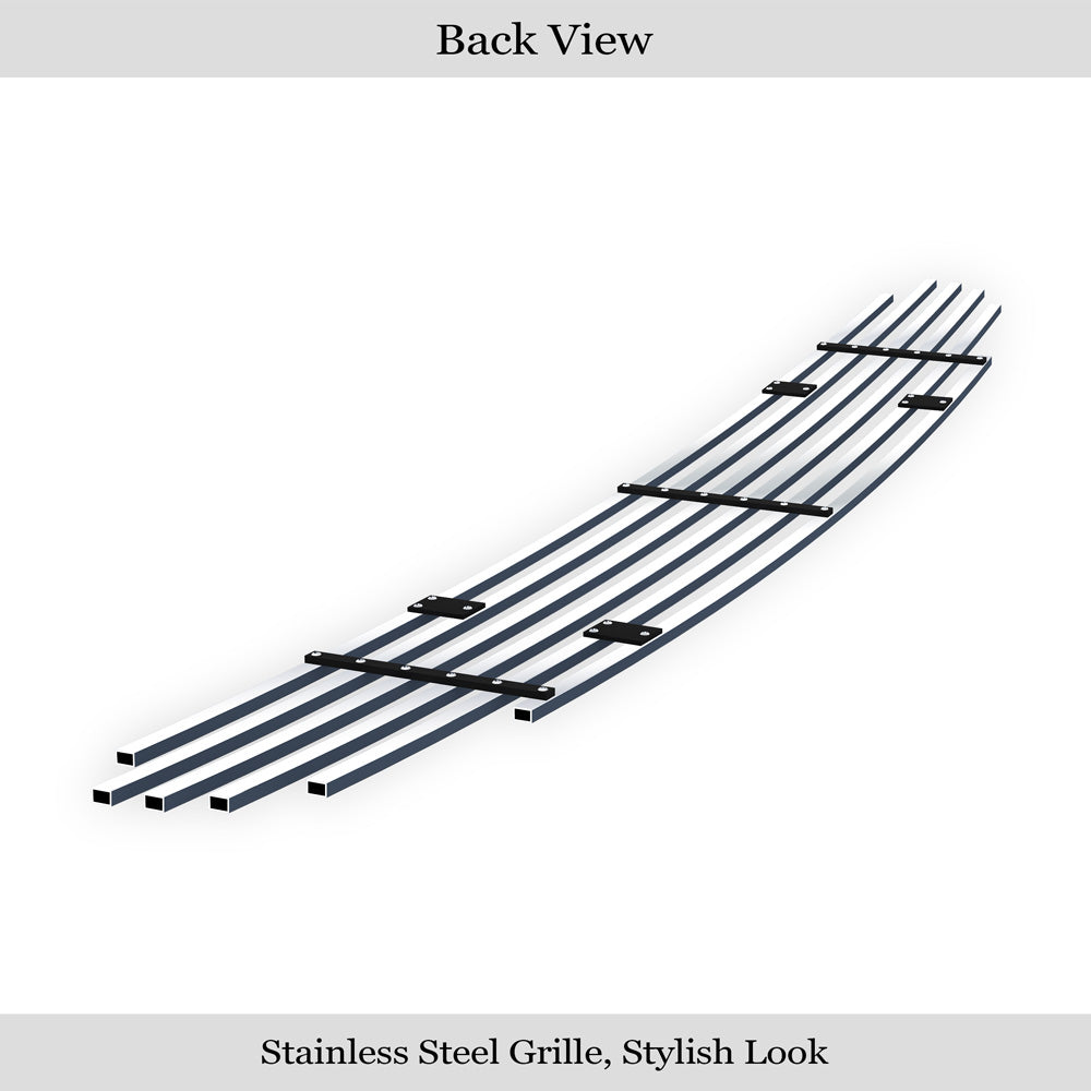 Polished Stainless Steel Lower Billet Grille for 1997-2004 Dodge Dakota & Durango - Durable Upgrade for Truck & SUV Front End Protection & Style Enhancement