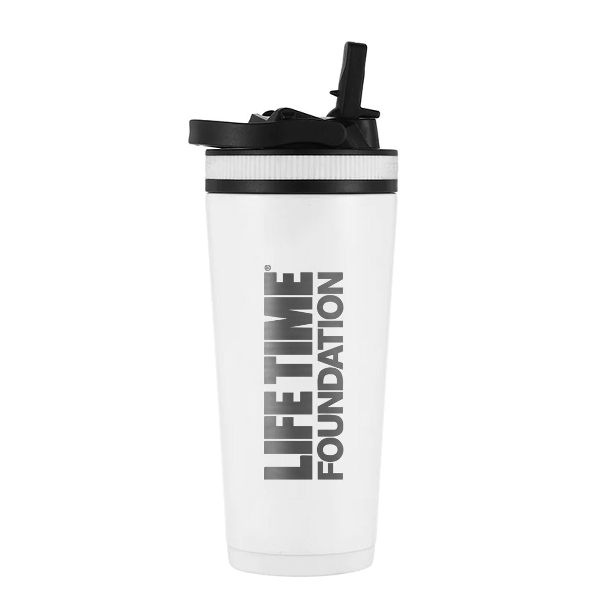 Lifetime 26oz Insulated Stainless Steel Sport Water Bottle - White, Leakproof & BPA-Free for Gym, Hiking, Running & Outdoor Activities