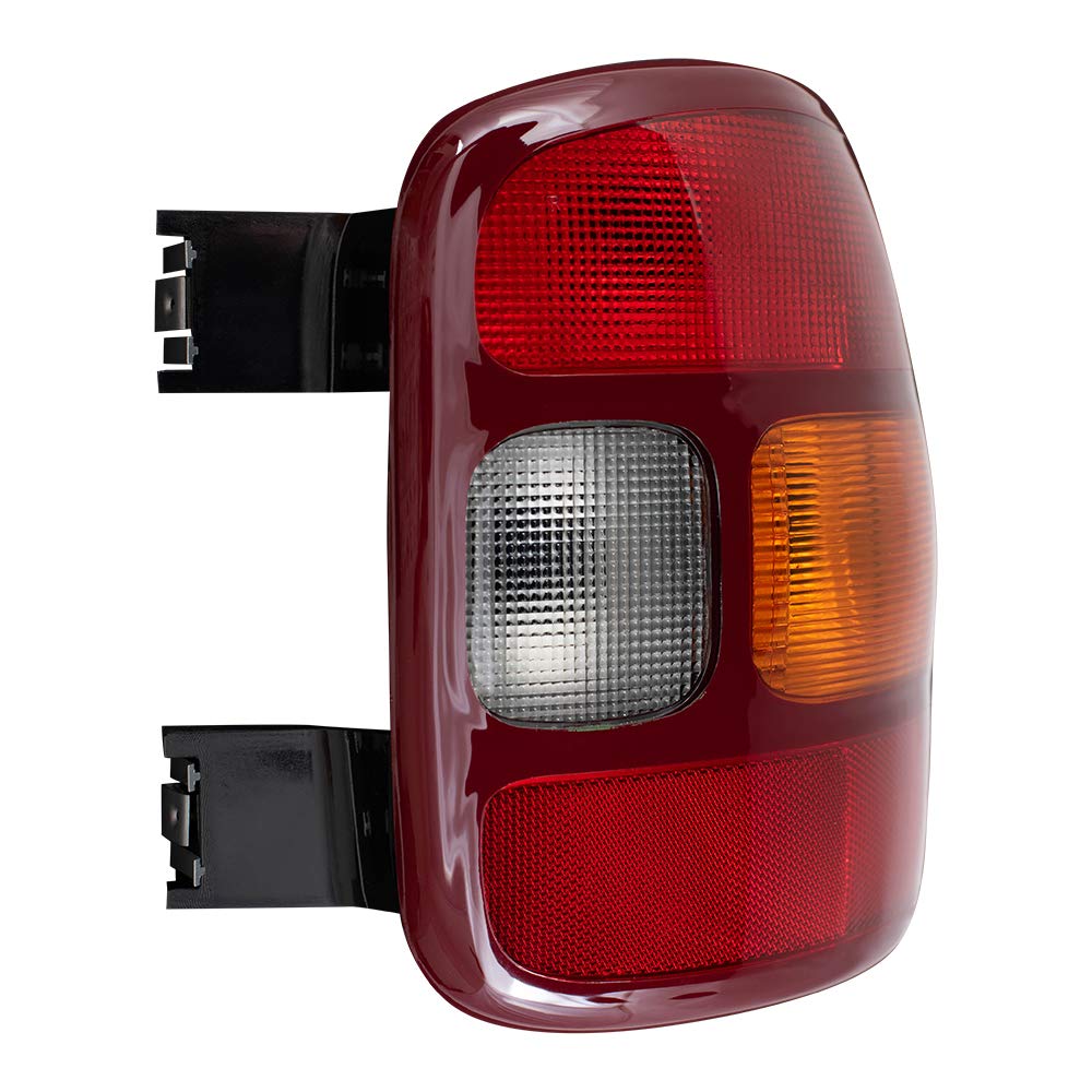 Brock Replacement Tail Lights Set for 1999-2003 Chevy Silverado & GMC Sierra 1500 Stepside Pickup Truck - Driver & Passenger Side (Part# 19169012, 19169013) - Perfect for Night Driving & Vehicle Restoration Projects