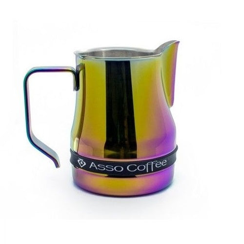 Premium Ilsa Evolution Milk Pitcher - 20oz Stainless Steel Frothing Jug for Latte Art & Cappuccino - Perfect for Home Baristas & Coffee Shops