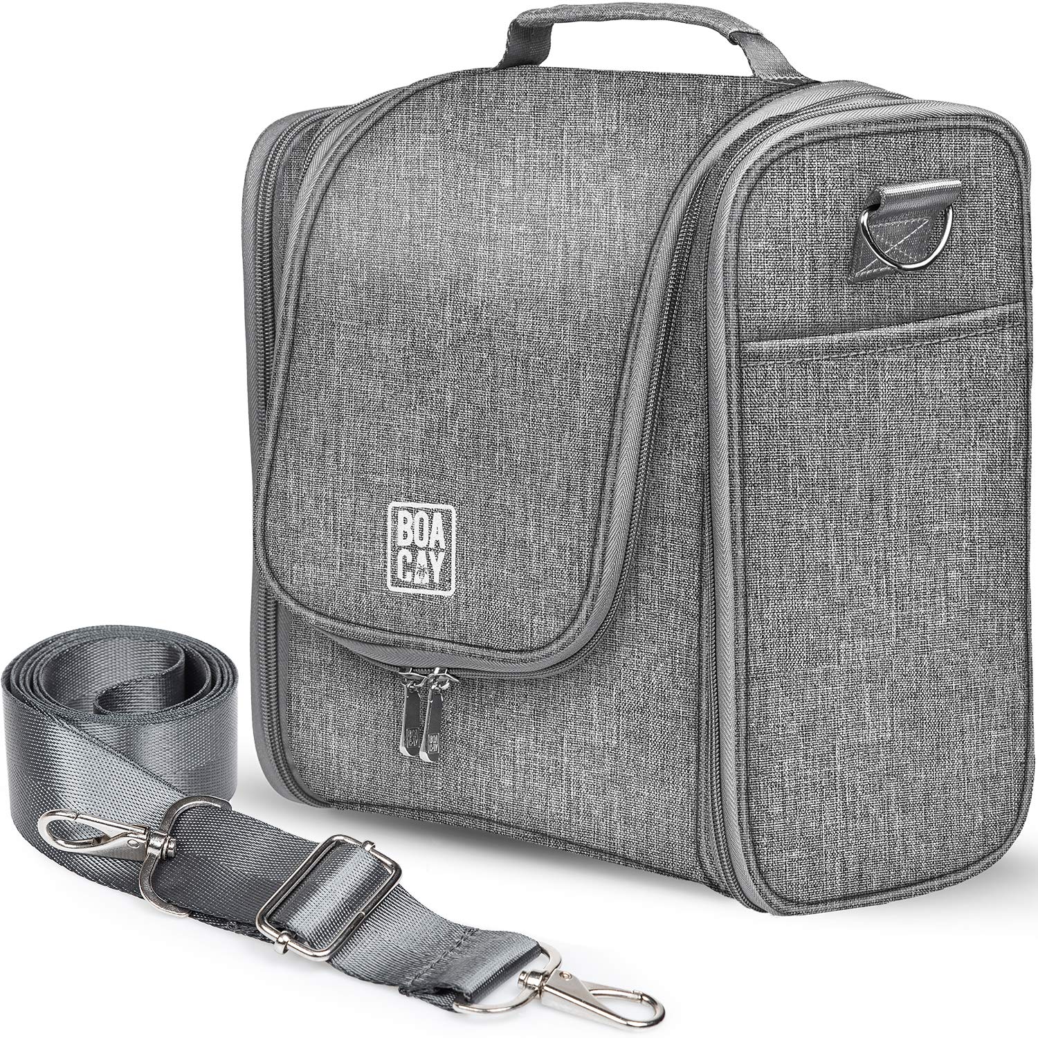 BOACAY Extra Large Hanging Travel Toiletry Bag for Women & Men - Waterproof Makeup Organizer with Multiple Pockets - Perfect for Bathroom, Shower, Gym & Vacation Essentials Storage