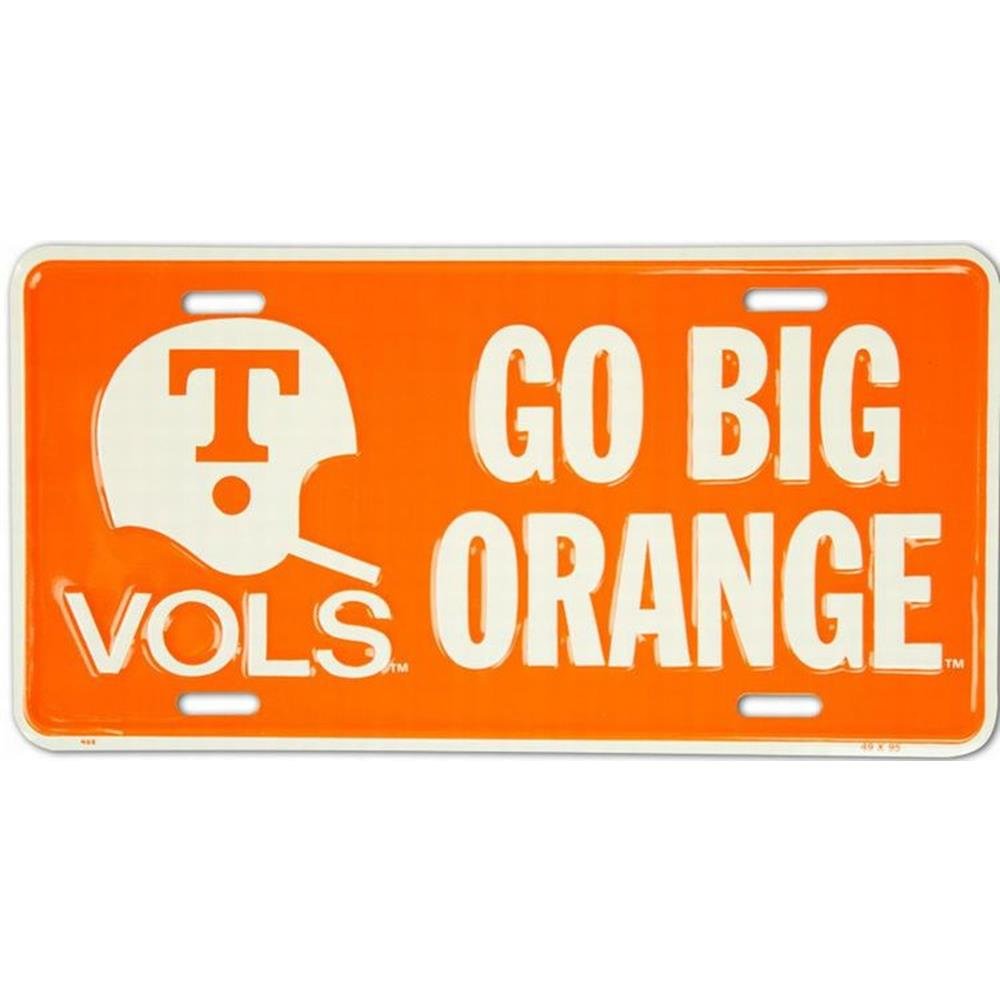Signs 4 Fun Parody License Plate - TN Univ. Go Big O - 12” x 6” Decorative Metal Plate for Cars, Walls & Man Cave - Made in USA - Perfect for Tailgating, College Dorms & Sports Fan Decor