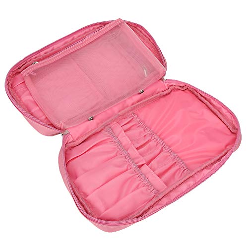 Premium Travel Cosmetic Bag - Large Capacity Waterproof Makeup Organizer with Durable Zipper for Lipstick, Brushes & Toiletries | Perfect for Home, Travel & On-The-Go Beauty Essentials