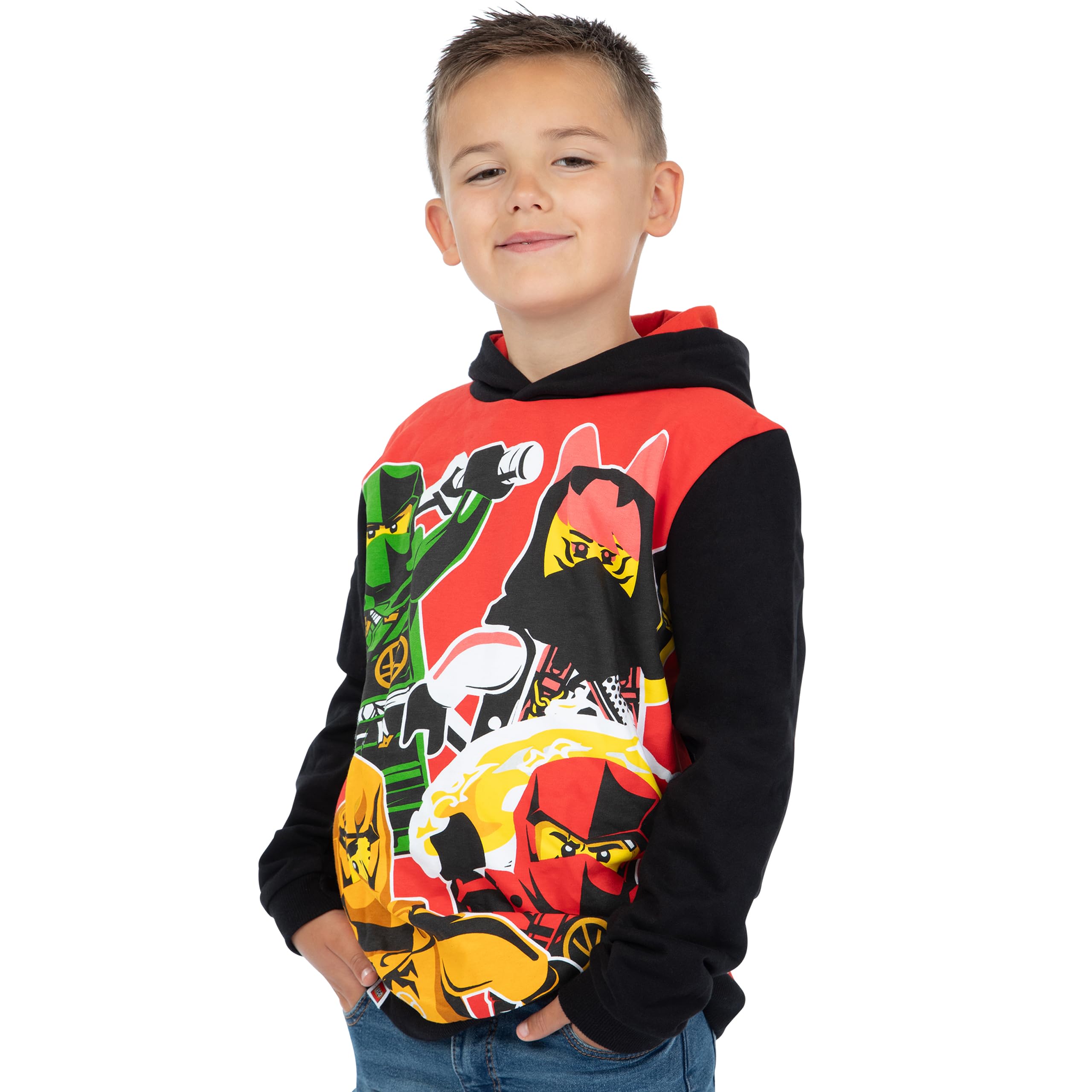 LEGO Ninjago Hooded Sweatshirt for Boys - Cool Ninja-Themed Pullover for Kids - Perfect for Playdates, School & Casual Wear