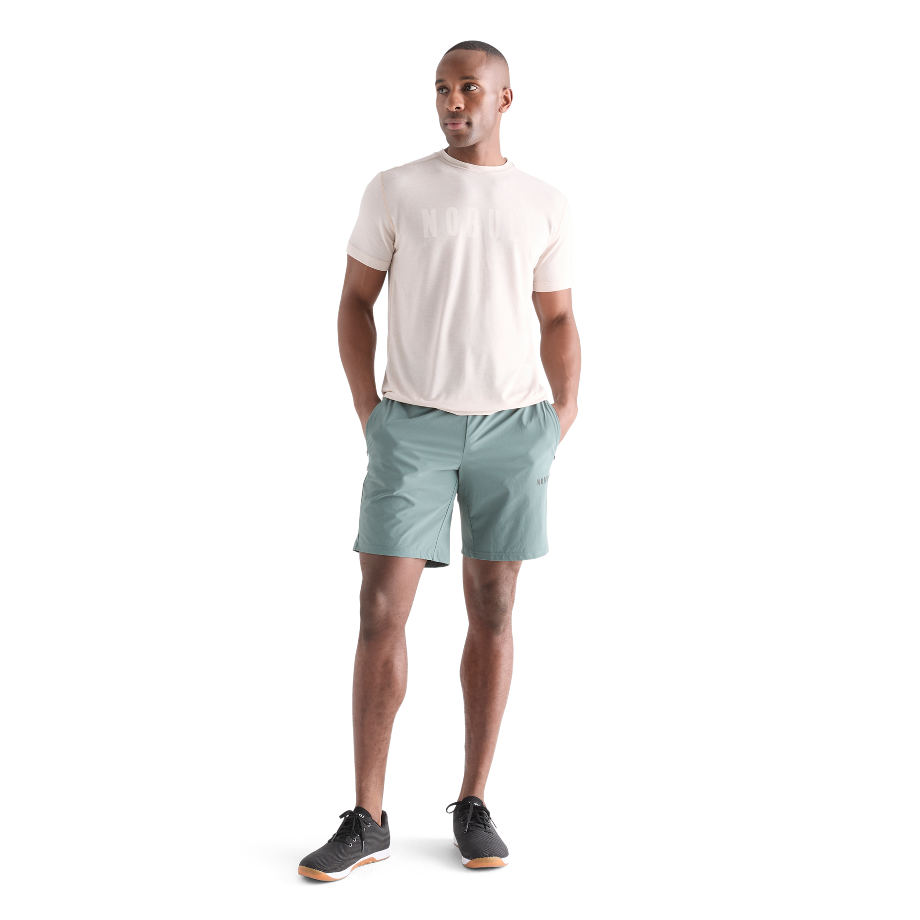 Men's Stretch Solid Color Shorts 9
