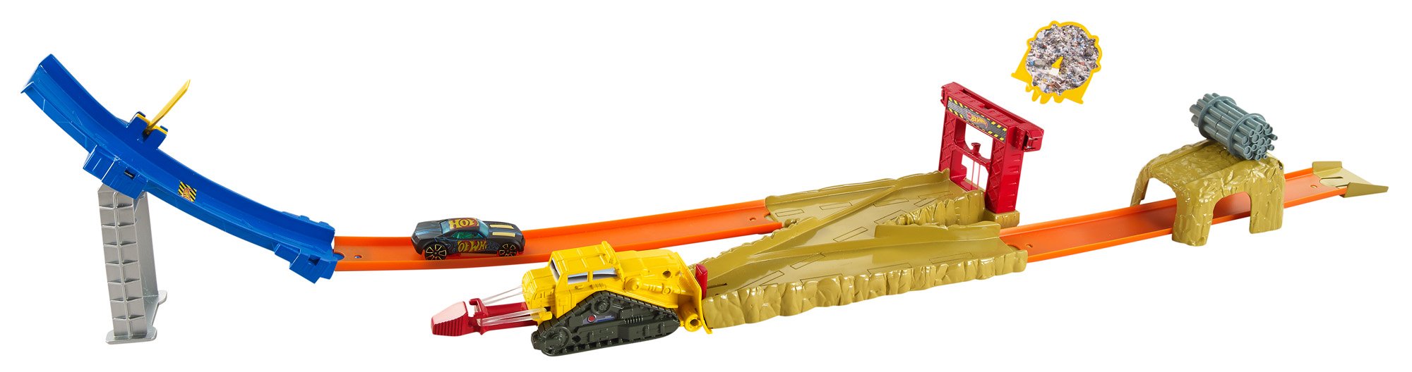 Hot Wheels Track Builder Stunt Action Set #1 - Ultimate Toy Car Racing Kit for Kids | Perfect for Birthday Gifts & Indoor Playtime Adventures