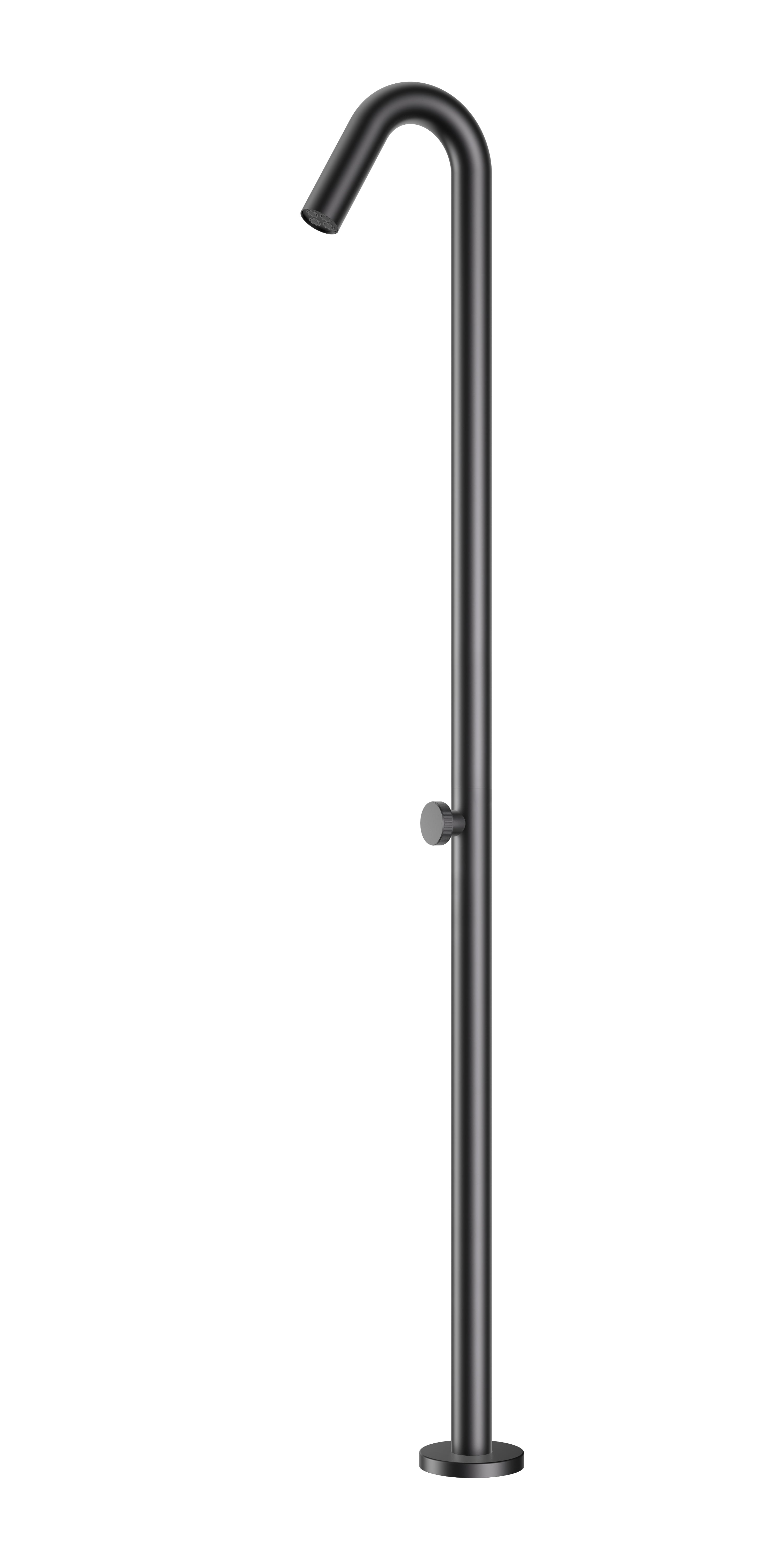 DAX Freestanding Outdoor Shower Pipe with Adjustable Height - Stainless Steel Garden Shower for Pool, Beach & Backyard (Model DAX 807282) | Perfect for Outdoor Bathing, Rinsing & Pet Washing
