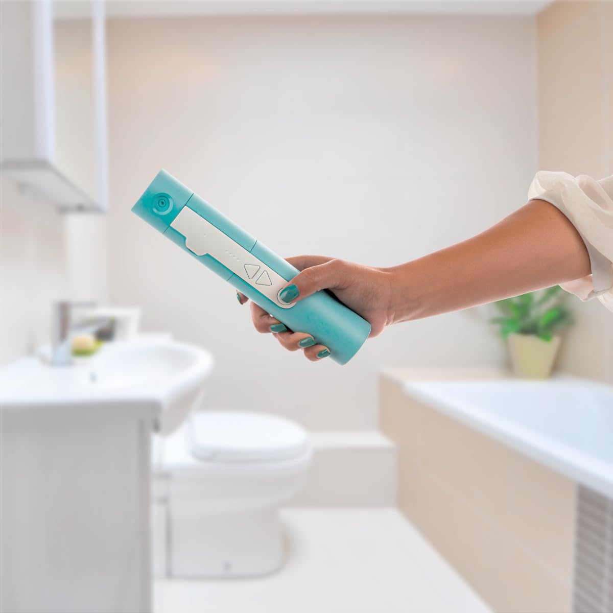 Portable Bidet - Wireless Travel Bidet with Adjustable Water Pressure, Self-Cleaning Nozzle & Multiple Spray Modes (Blue) | Perfect for Travel, Camping & Postpartum Care
