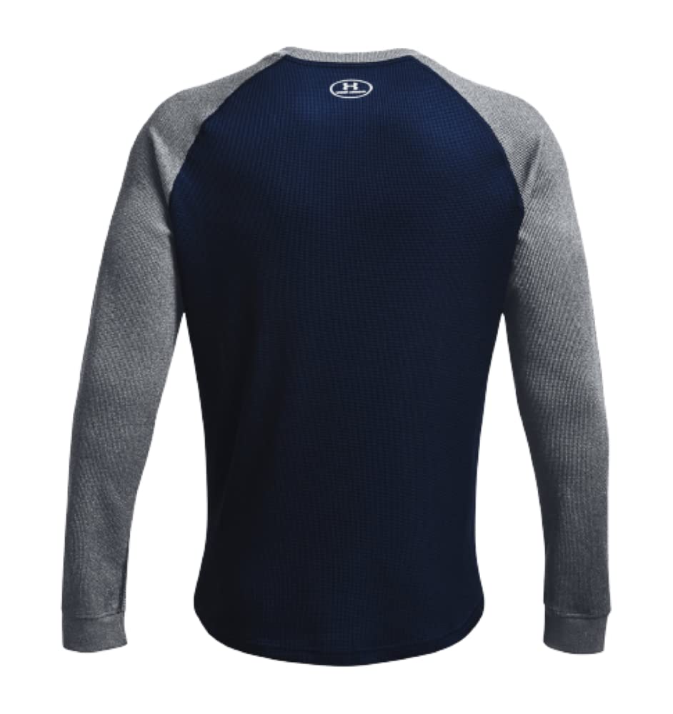 Under Armour Men's UA Waffle Crew Long Sleeve Shirt - Moisture-Wicking, Breathable Workout Top for Gym, Running & Outdoor Activities