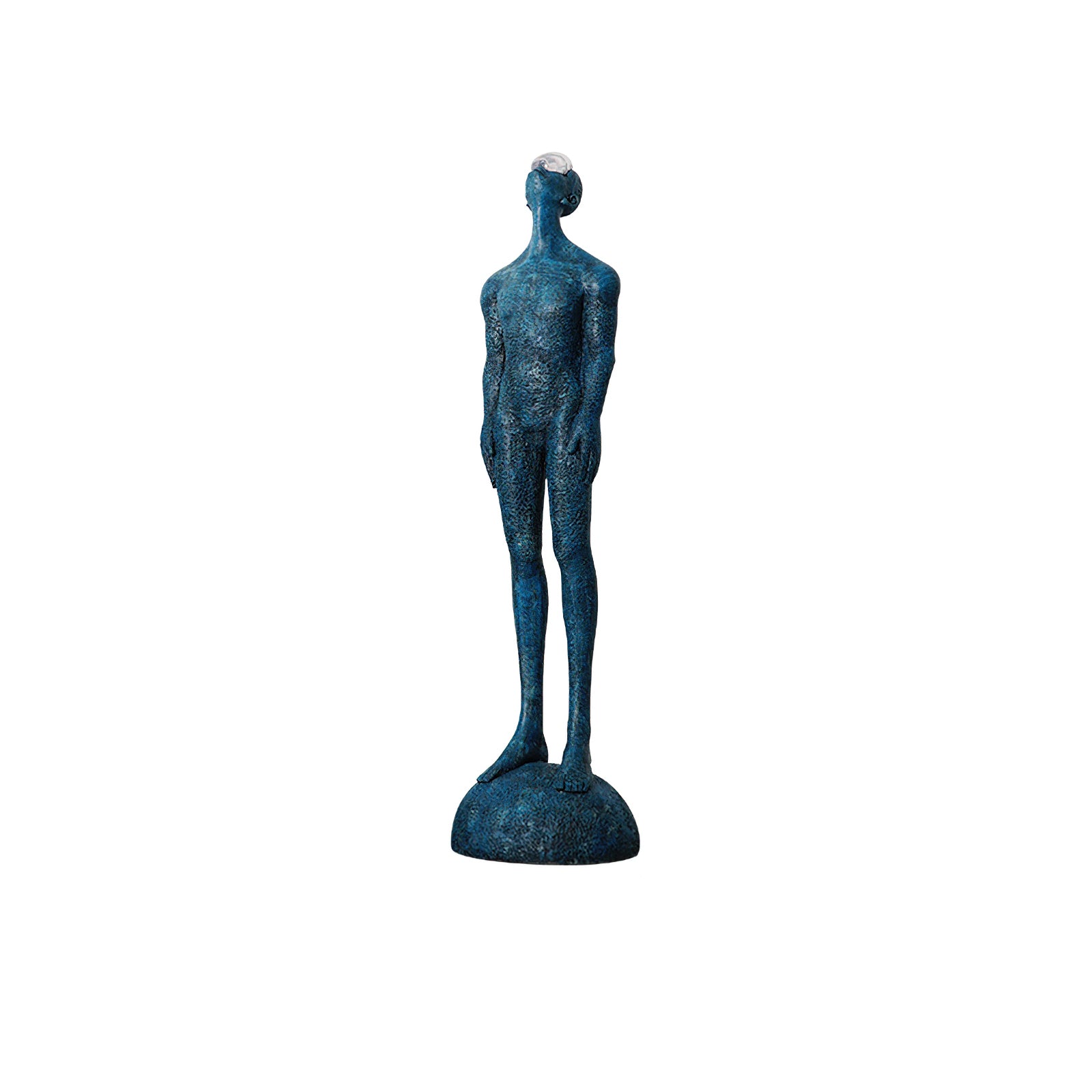 Atlas Guardian Sculpture - Greek Mythology Statue Floor Decor for Home & Office - Perfect for Living Room, Garden, or Bookshelf Display