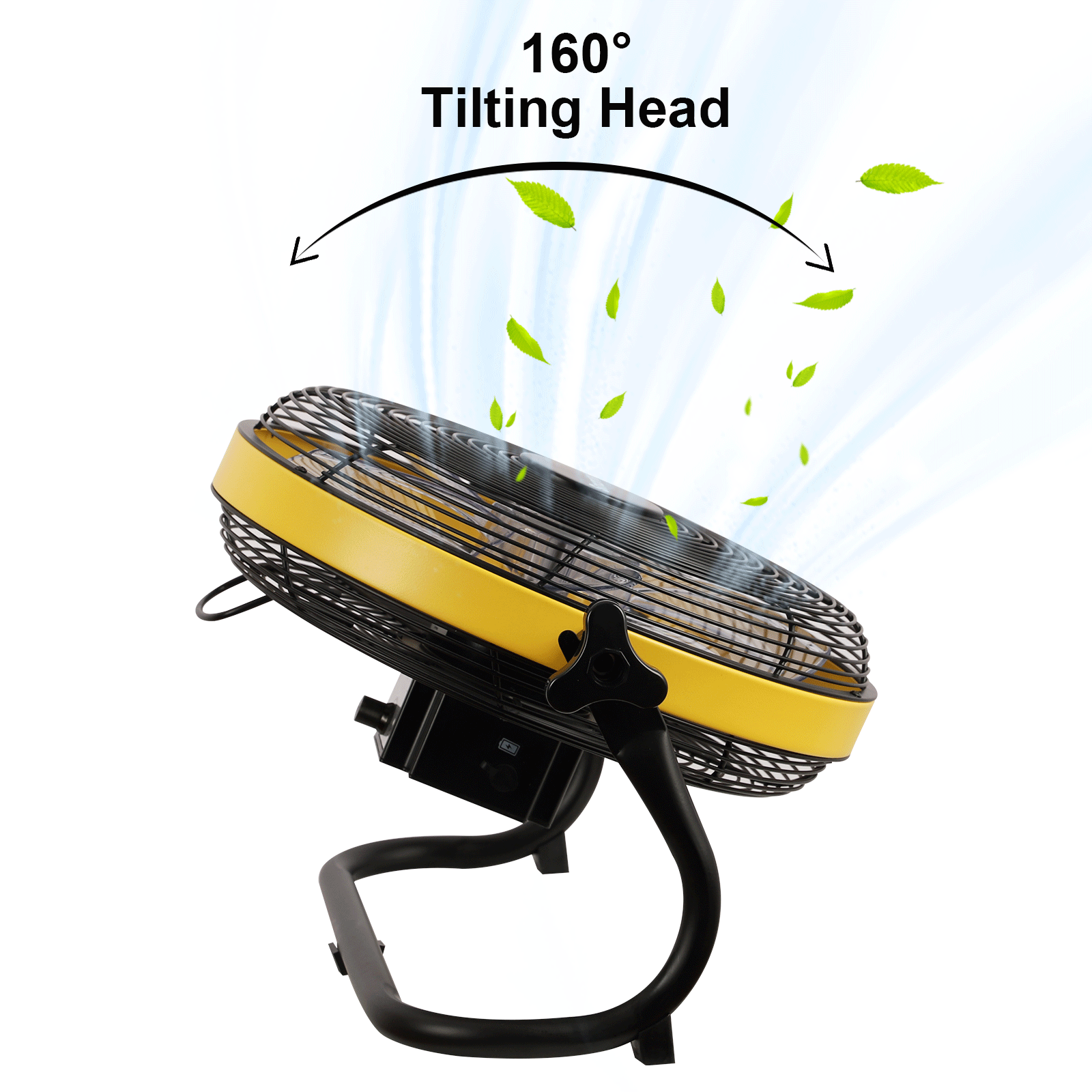 Setpower Smartele 16/12 Portable Battery Operated Floor Fan - Rechargeable Cooling Fan for Home, Office, Camping & Outdoor Use