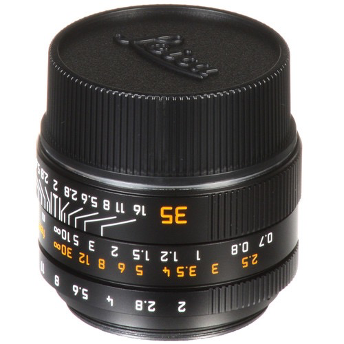 Leica Summicron M 35mm f/2 ASPH Black Lens for Professional Photography - Perfect for Street, Portrait & Travel Photography