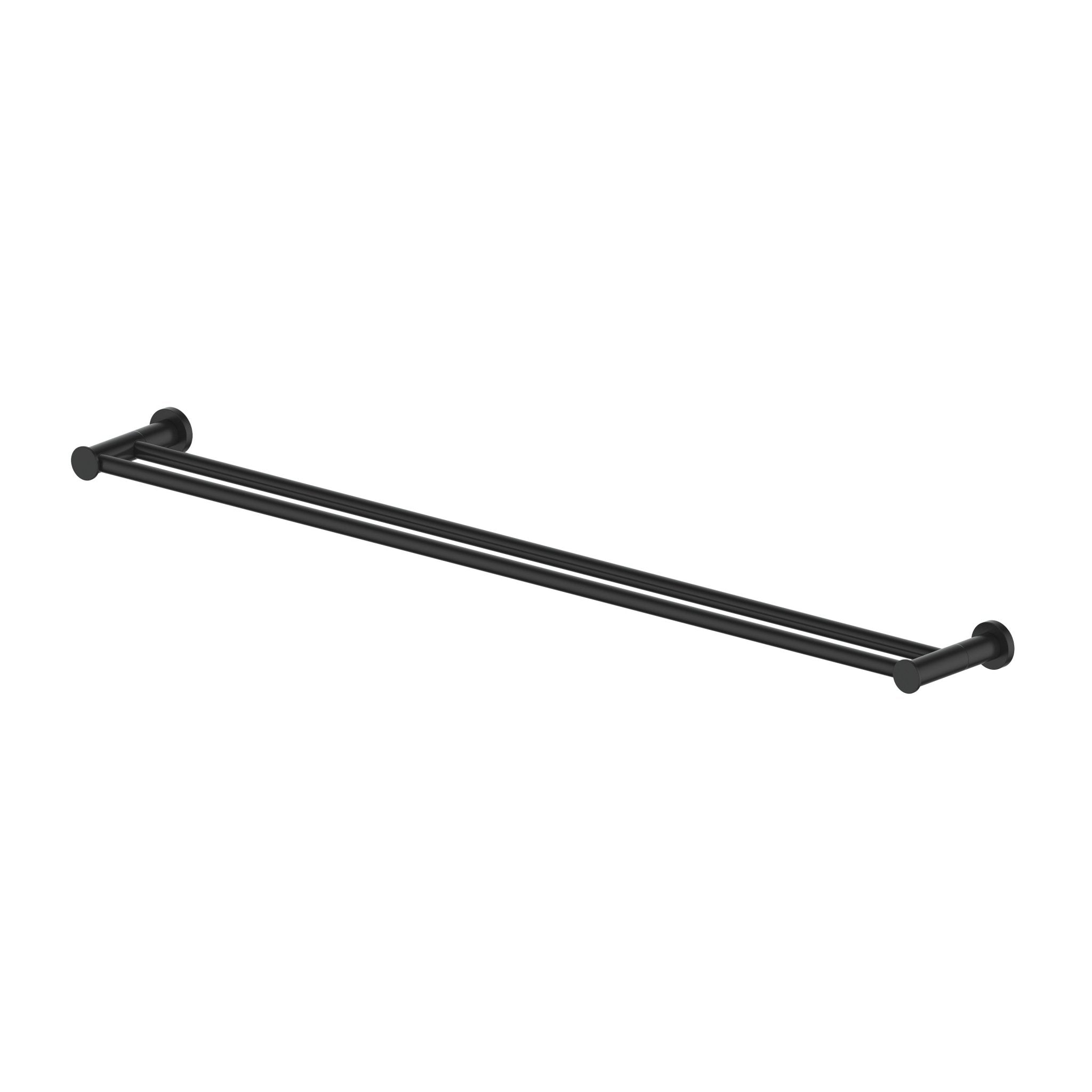 ZLINE Emerald Bay Double Towel Rail in Matte Black - Premium Bathroom Towel Holder for Modern Homes (EMBY TRD MB) - Perfect for Bathrooms, Spas, and Luxury Resorts