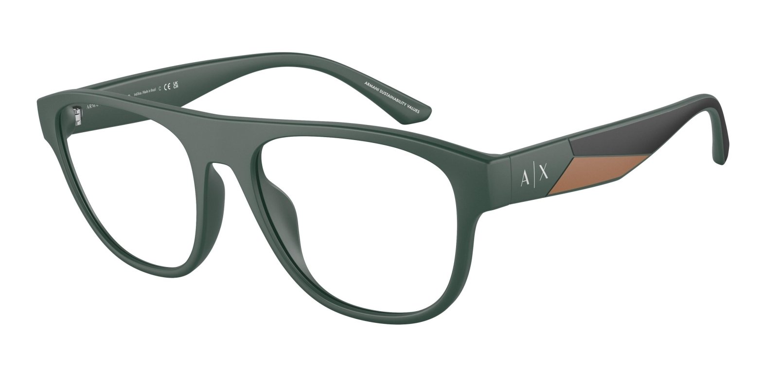 Armani Exchange 3095U Fashion Eyeglasses for Men & Women - Stylish Designer Frames for Everyday Wear & Office Use
