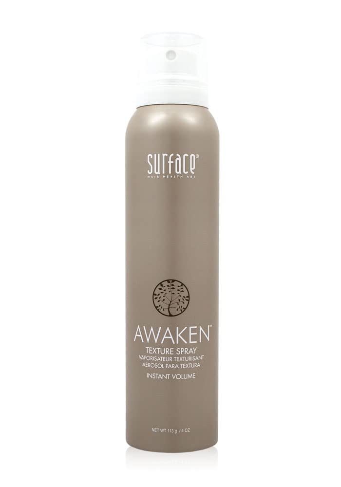 Surface Hair Awaken Styling Trio Set - Volumizing Mousse, Texturizing Spray & Finishing Spray for Beach Waves & Everyday Hairstyles | Perfect for Salon-Quality Looks at Home