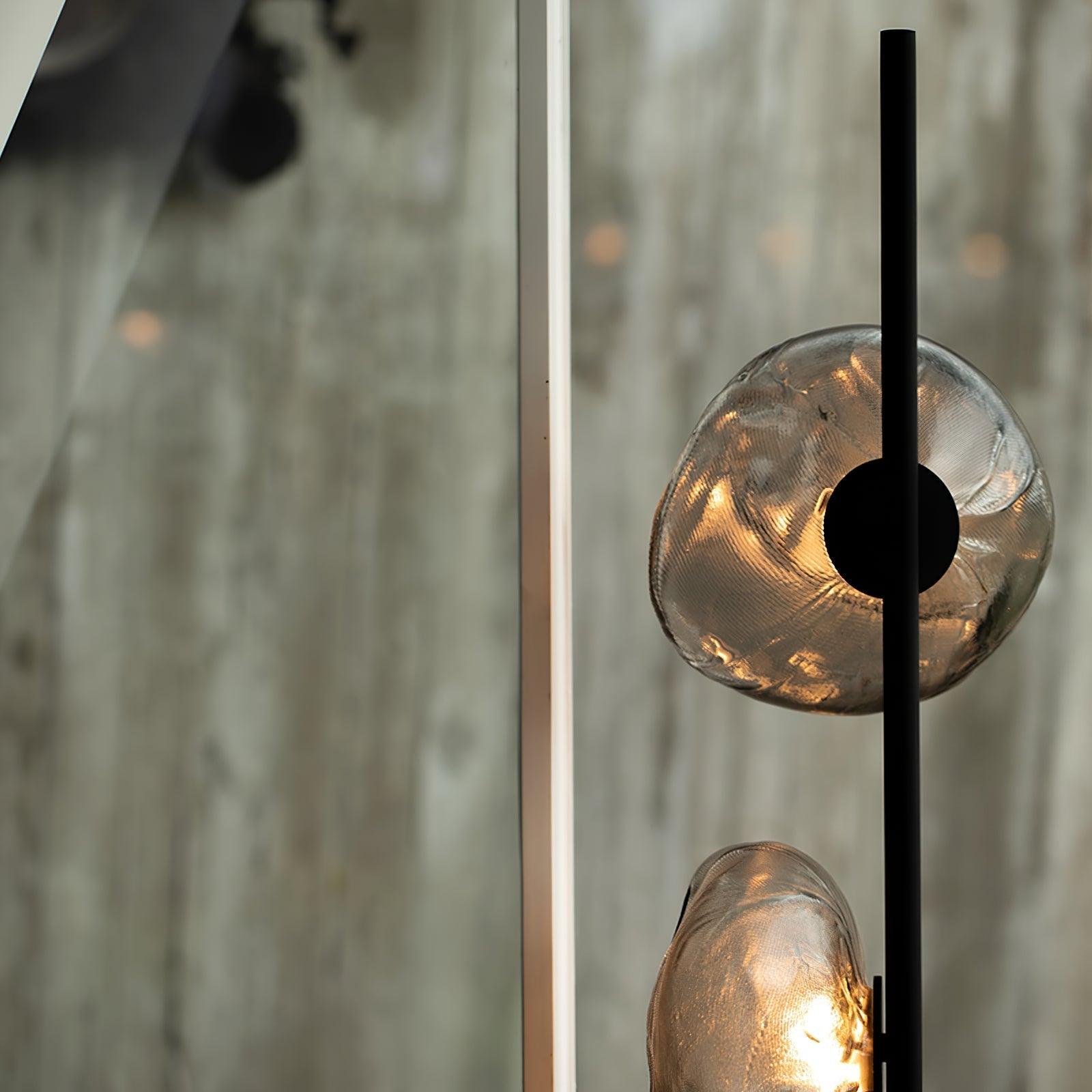 Elegant Glass Petals Table Lamp - Modern Home Decor for Bedroom, Living Room & Office - Soft Ambient Lighting for Relaxation & Reading