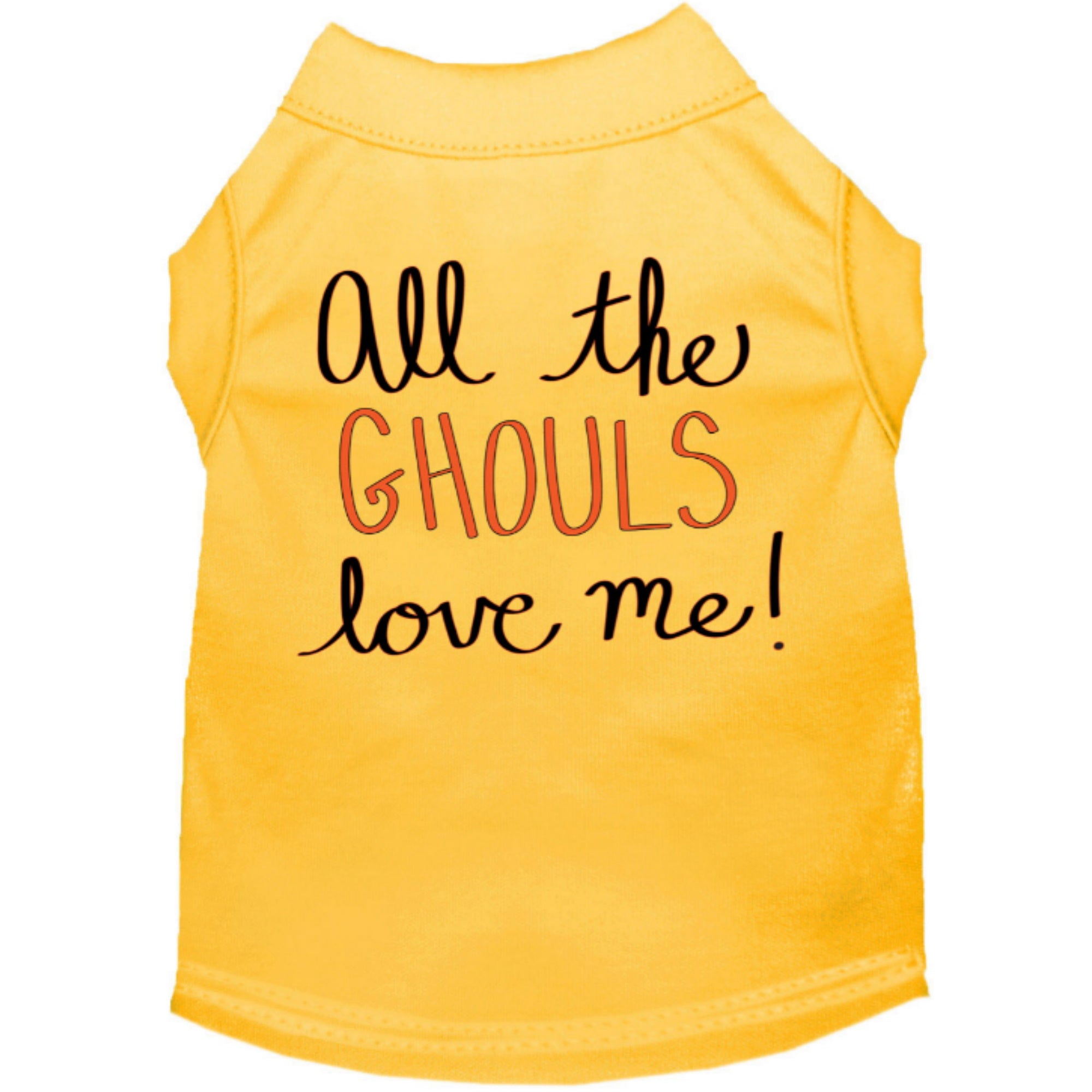 Funny Dog Shirt - All The Ghouls Love Me Halloween Pet Costume for Dogs | Perfect for Halloween Parties & Pet Costume Contests