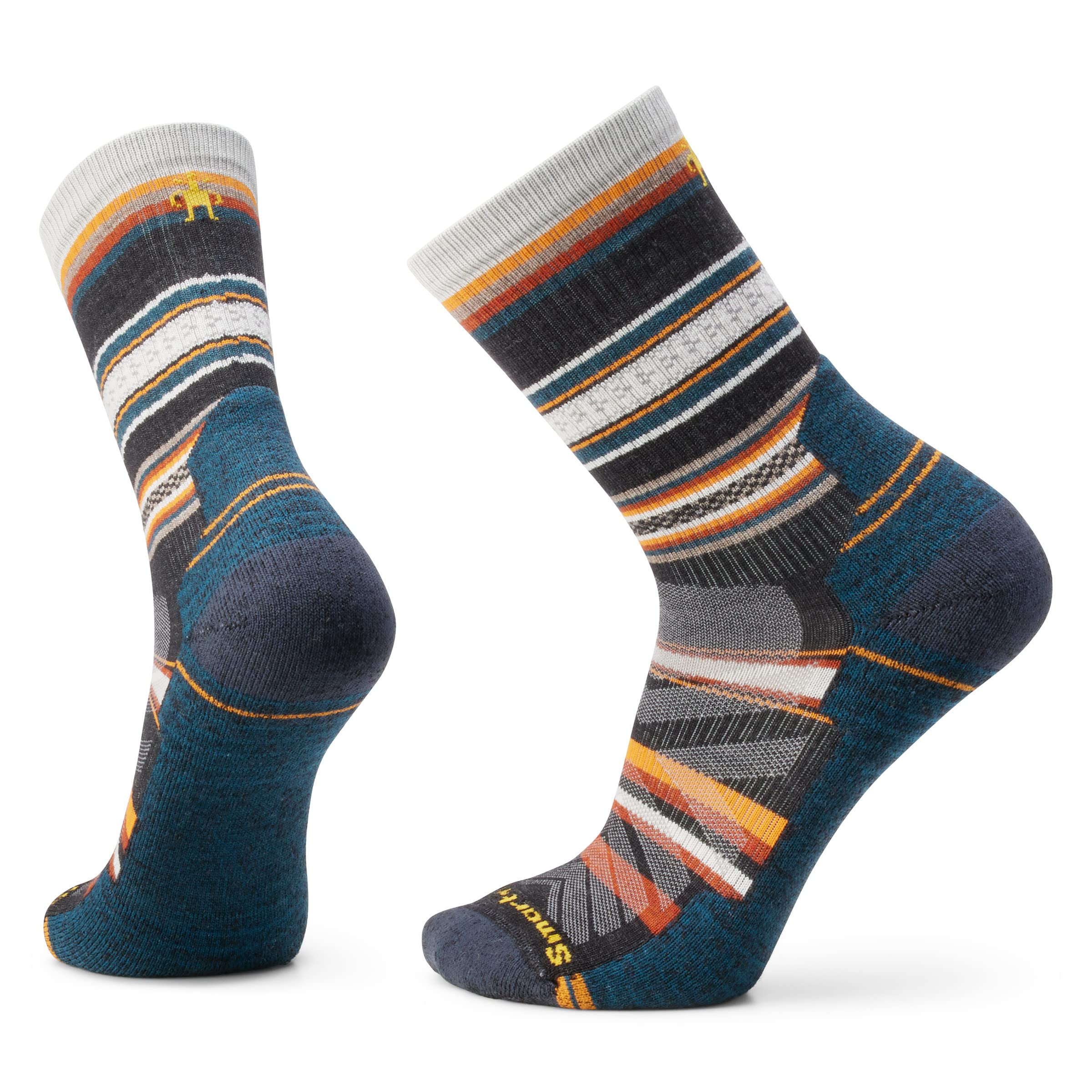Smartwool Men's Hiking Socks - Light Cushion Merino Wool Crew Socks for Outdoor Adventures & Daily Comfort