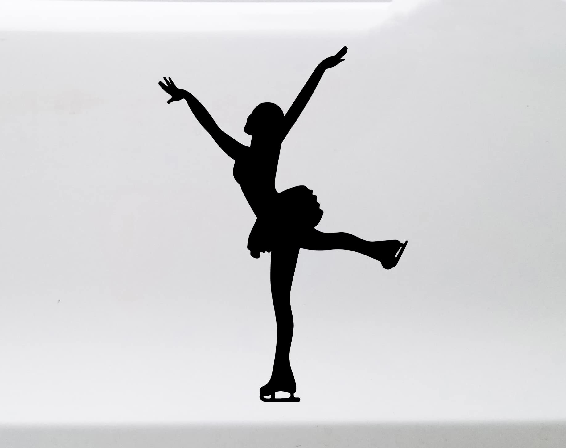 Minglewood Trading Cobalt Ice Figure Skater Vinyl Decal V4 - Artistic Skating Sport Die Cut Sticker 5