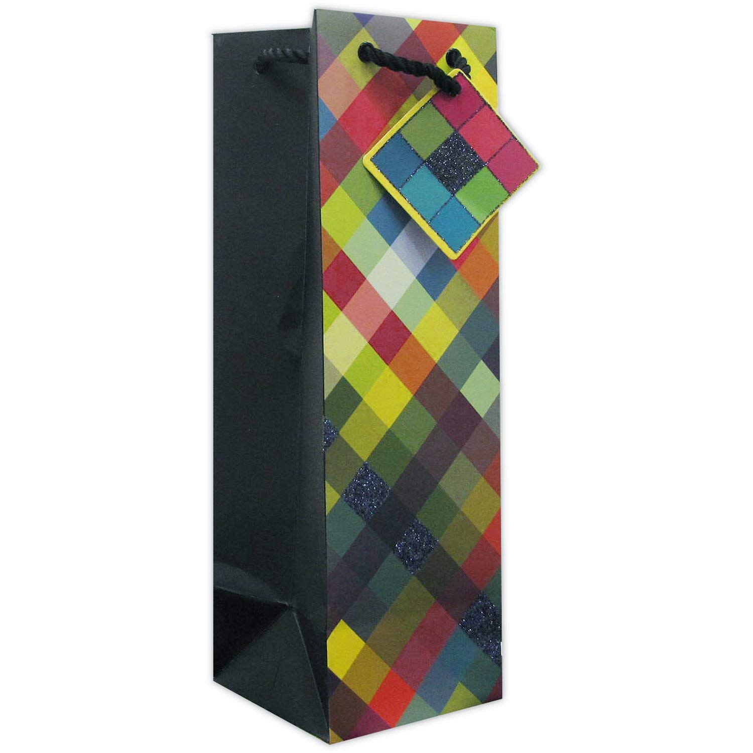 JILLSON & ROBERTS 60-Piece Bottle Gift Bags with Action Graphics - Premium Wine Bottle Bags for Parties, Weddings, Holidays & Corporate Gifts