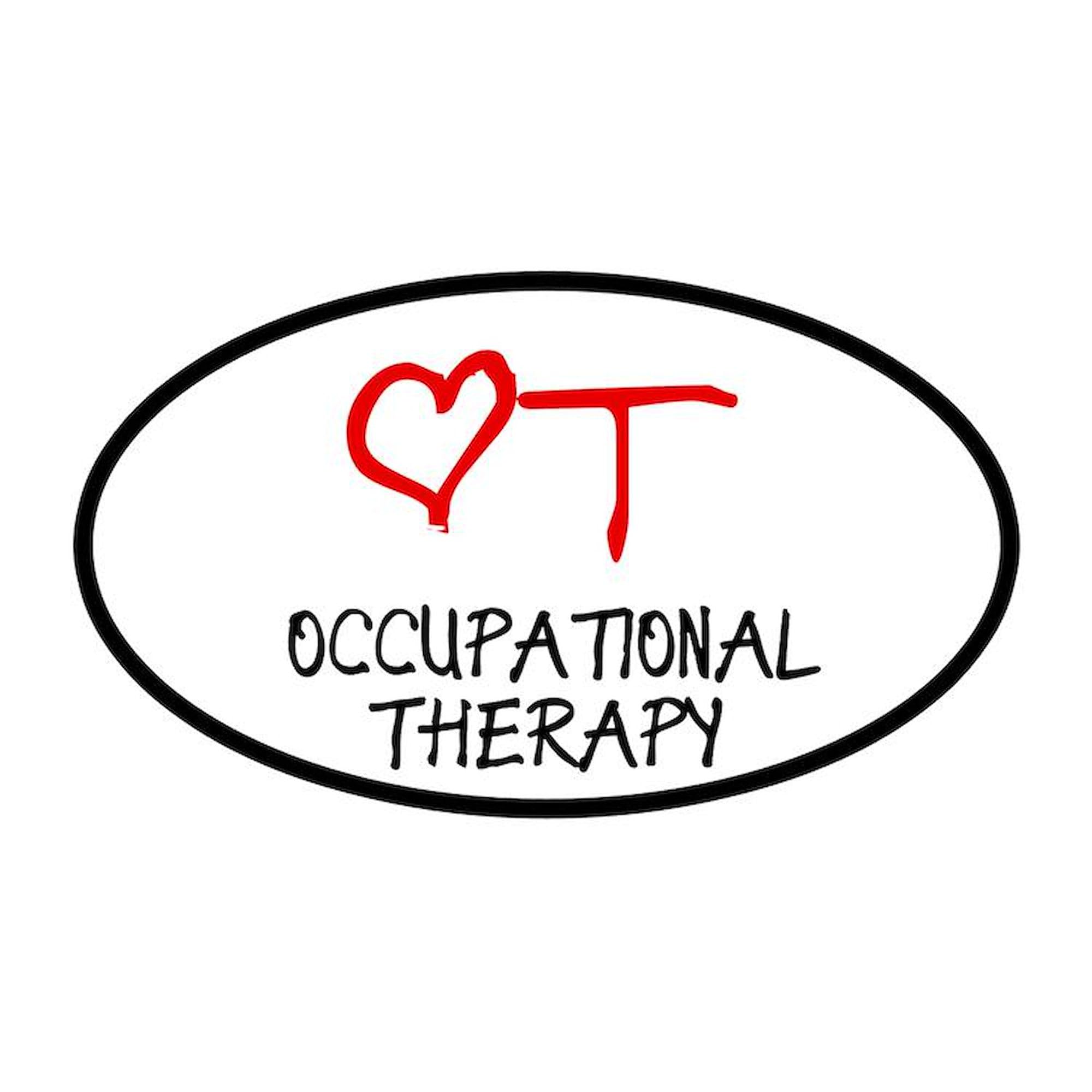 Occuoval Car Magnet - Heart Shaped Oval Car Magnet for Bumpers, Euro Style - Perfect for Therapy, Awareness, and Decorative Use on Vehicles