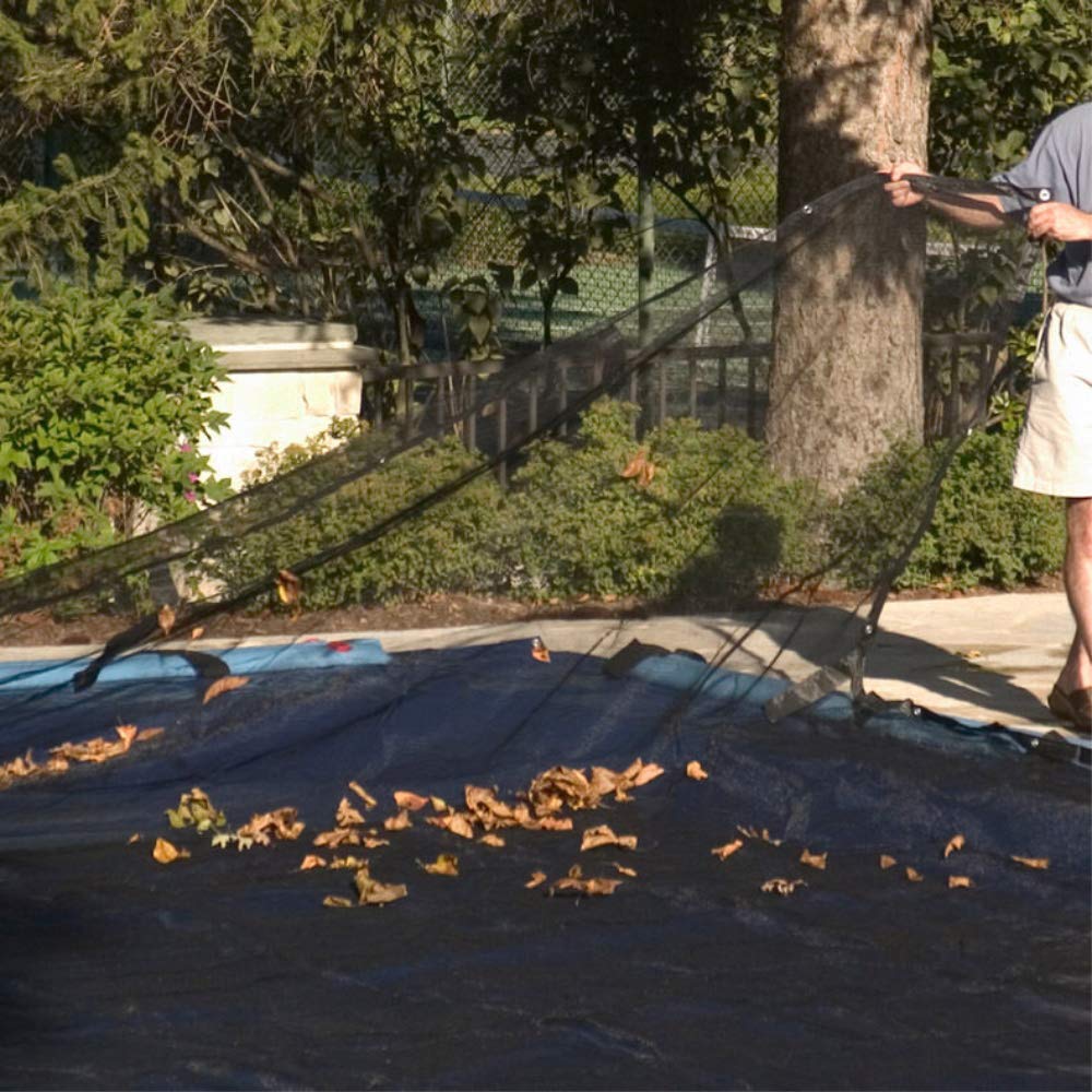 Harris Professional Grade Leaf Net for In-Ground Pools - Heavy Duty Pool Skimmer Net with Aluminum Pole for Easy Pool Cleaning | Perfect for Fall Leaf Removal & Spring Pool Maintenance